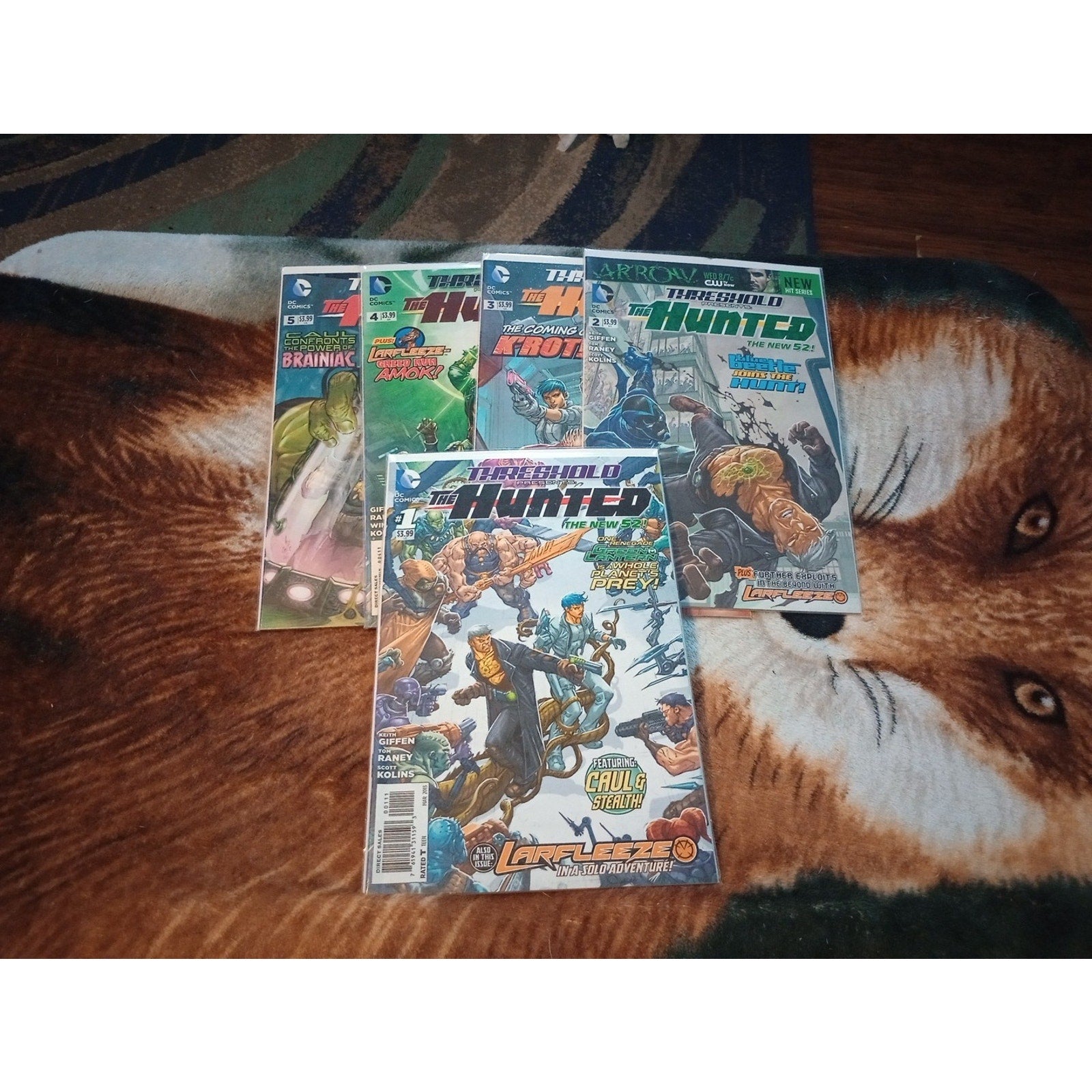 DC Comics Threshold The Hunted #1-5 With Green Lantern & Larfleeze 2013 VF To NM