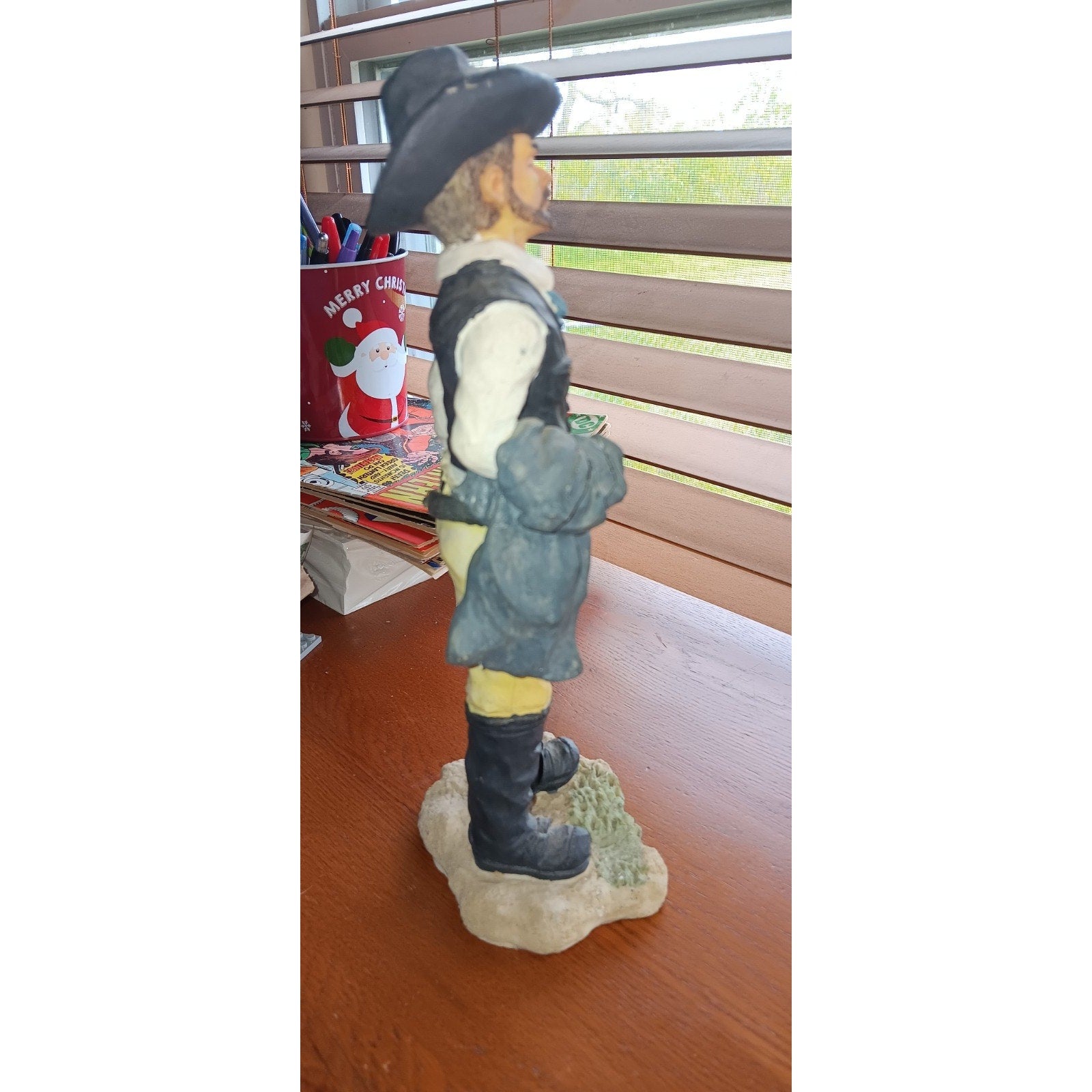 Western Cowboy Standing Figurine - Tall Cowboy Statue For Home Decor