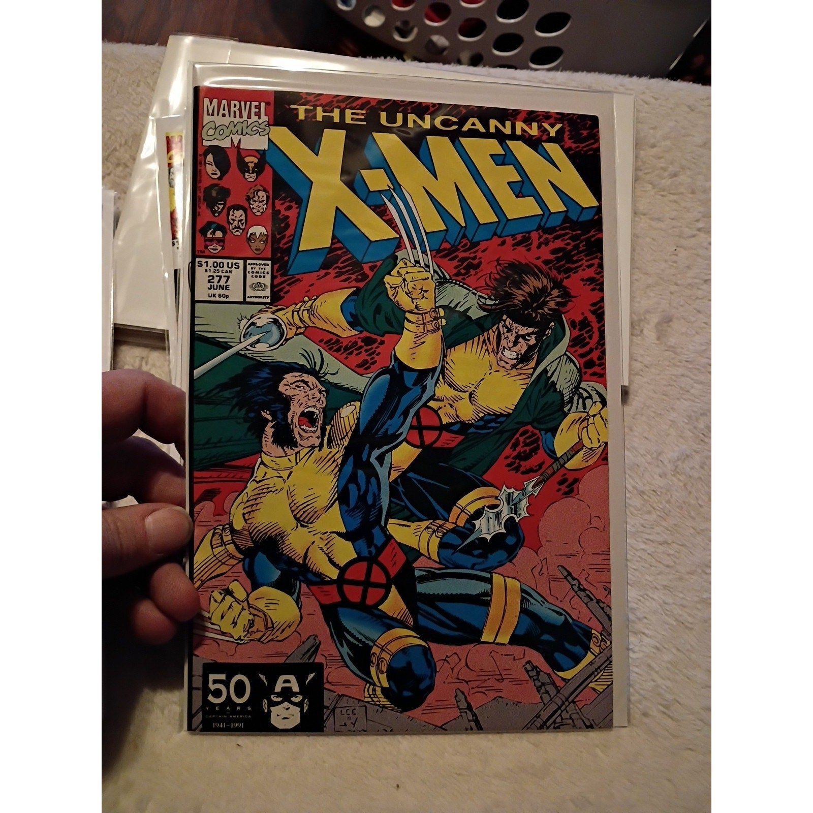 Uncanny X-Men 11 Comic Book Lot - Issue #262,263,267,269,270,276,277,284-287 VF+