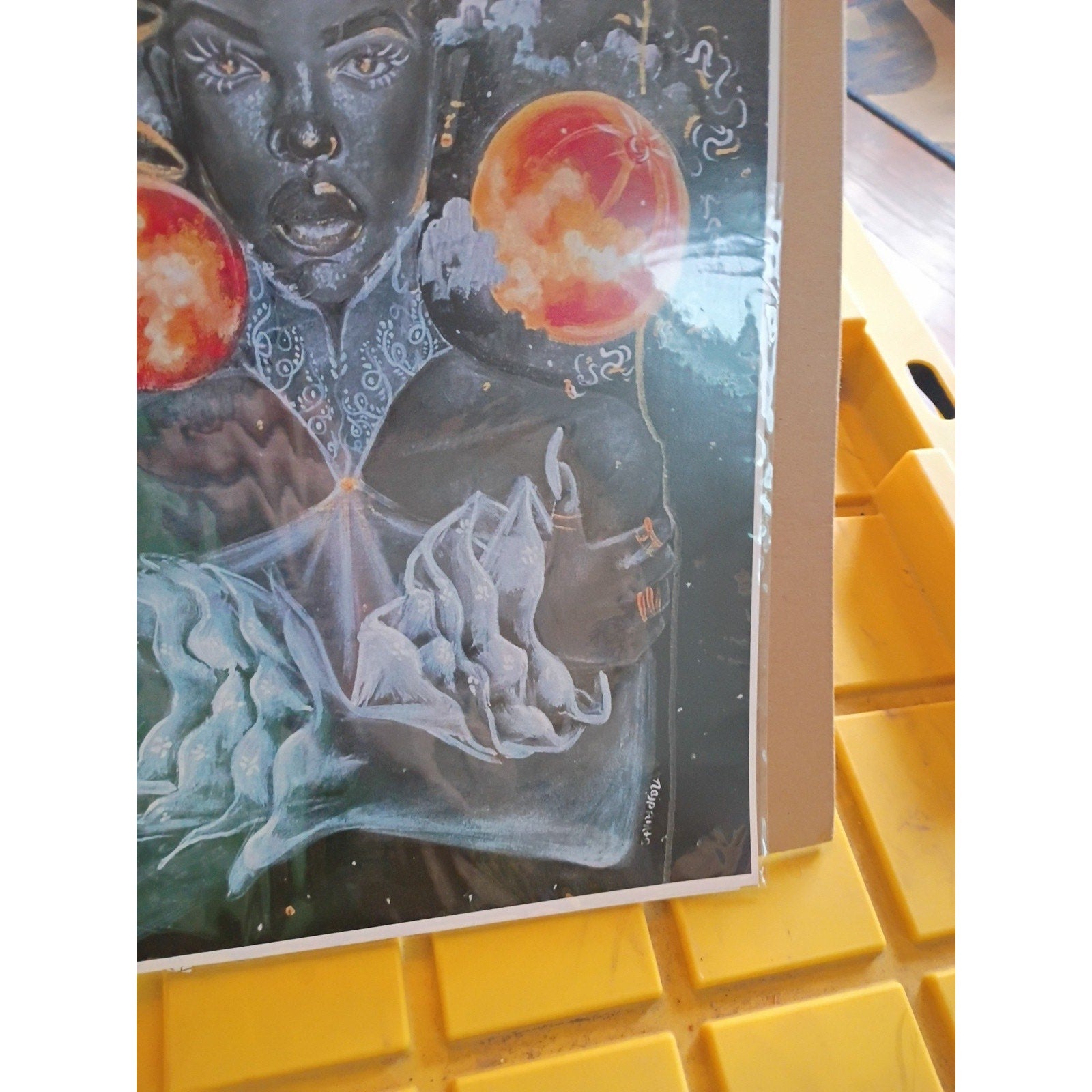 Anointed Arts 🎭 LLC. Unique and original Acrylic Art. "Sovereign" Print