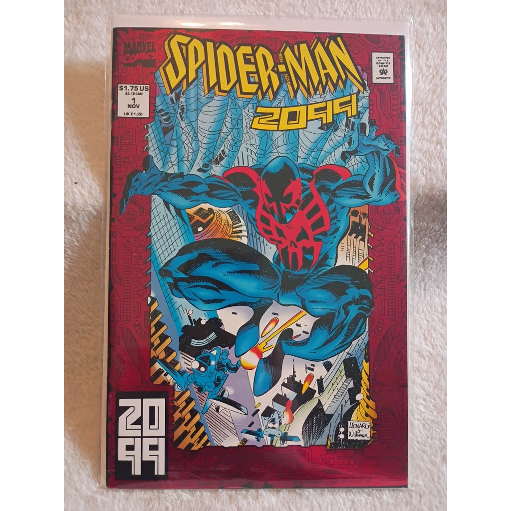 SPIDERMAN 2099 #1 Spider-Man 2099, November 1992 🕷️🕸️ NM Foil Cover