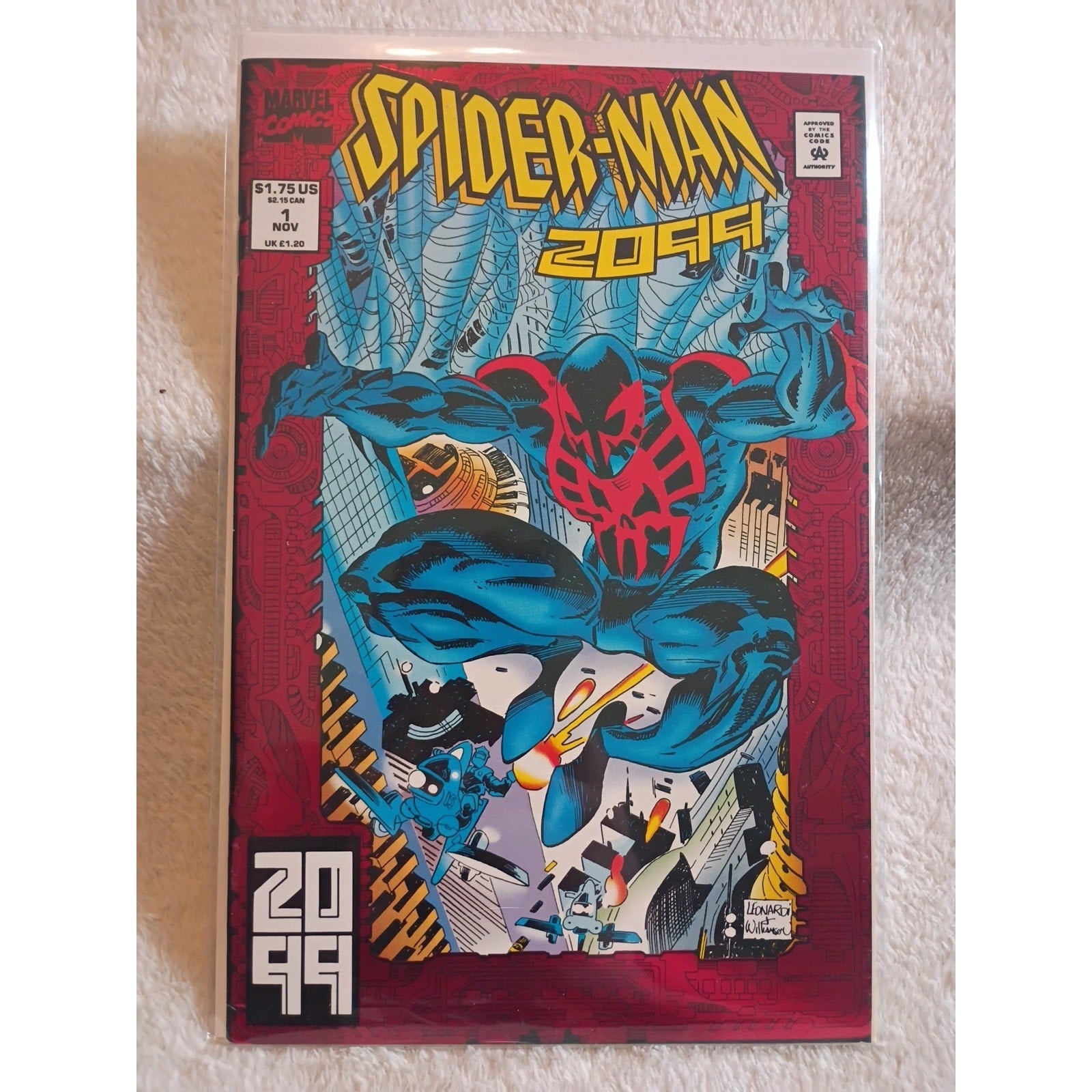SPIDERMAN 2099 #1 Spider-Man 2099, November 1992 🕷️🕸️ NM Foil Cover