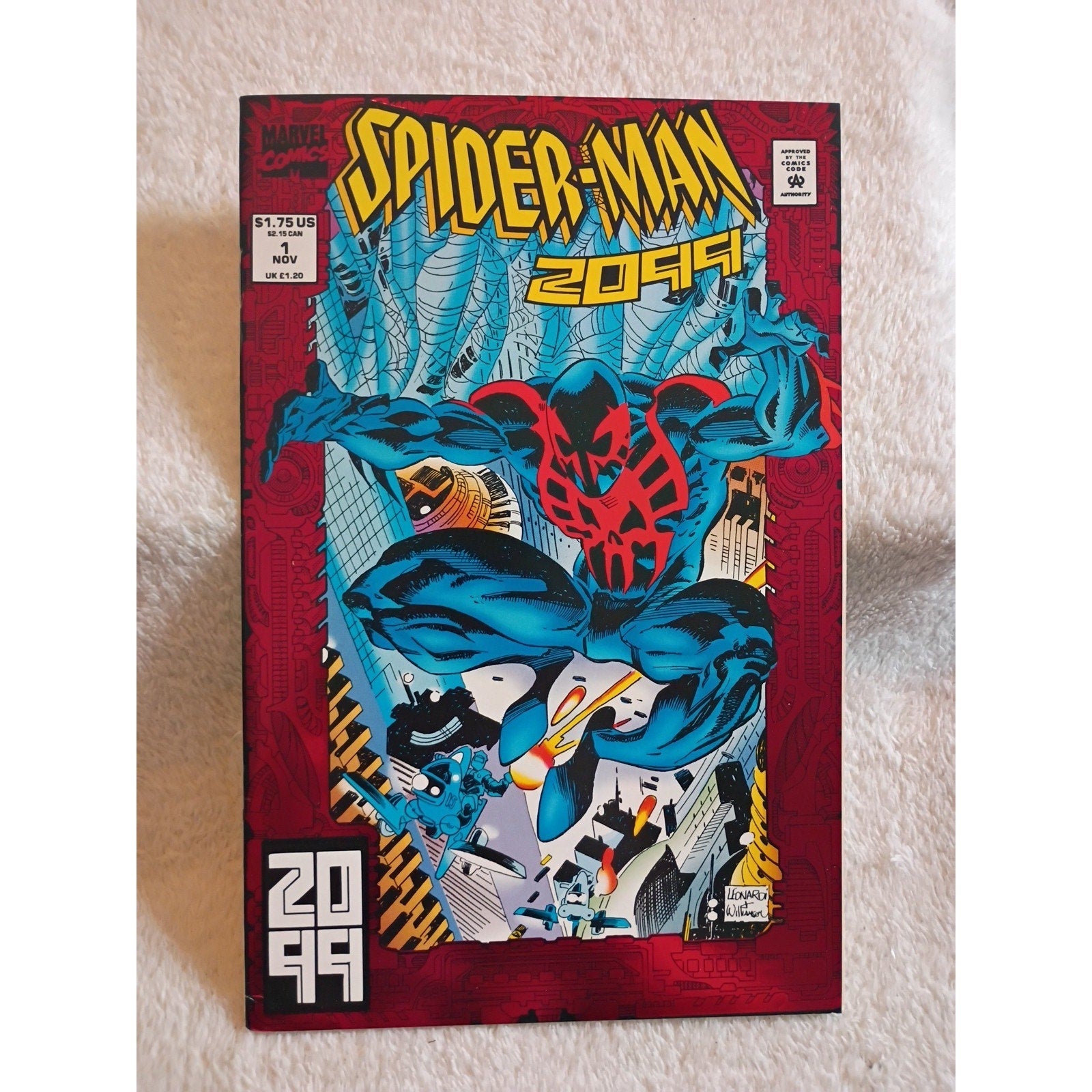 SPIDERMAN 2099 #1 Spider-Man 2099, November 1992 🕷️🕸️ NM Foil Cover