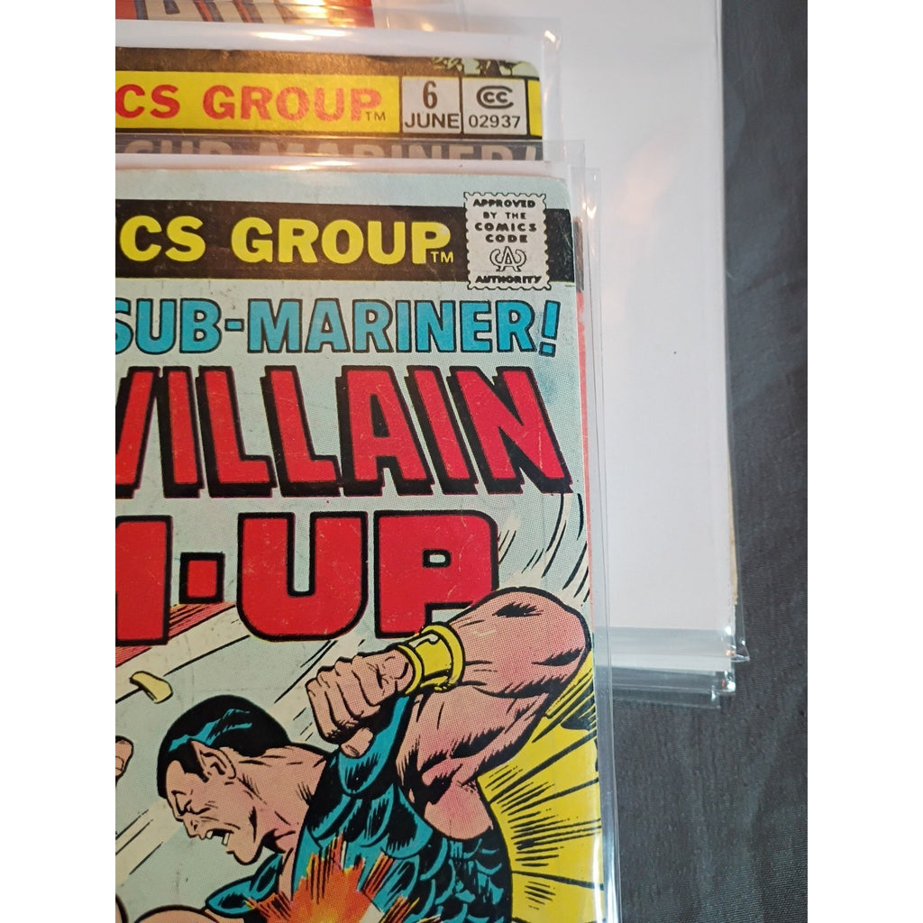 Super-Villain Team-Up #3-7 Lot Of 5 ~ 1975 Marvel Comics FN TO FN+ 25¢ Comics