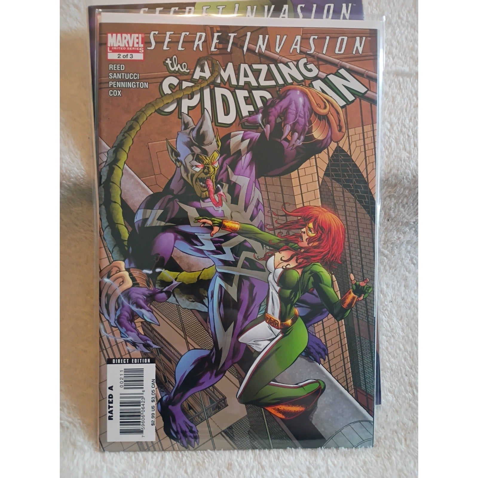 Secret Invasion: The Amazing Spider-Man 1 2 3 Complete Set 1-3 2008 High Grade