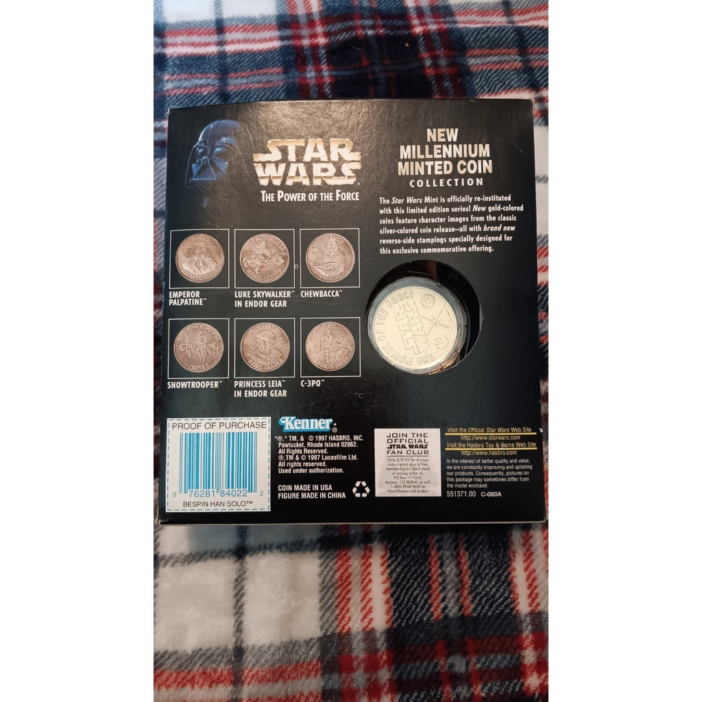 Star Wars: 1997 The Power of the Force: Bespin Han Solo Coin Collection NIP