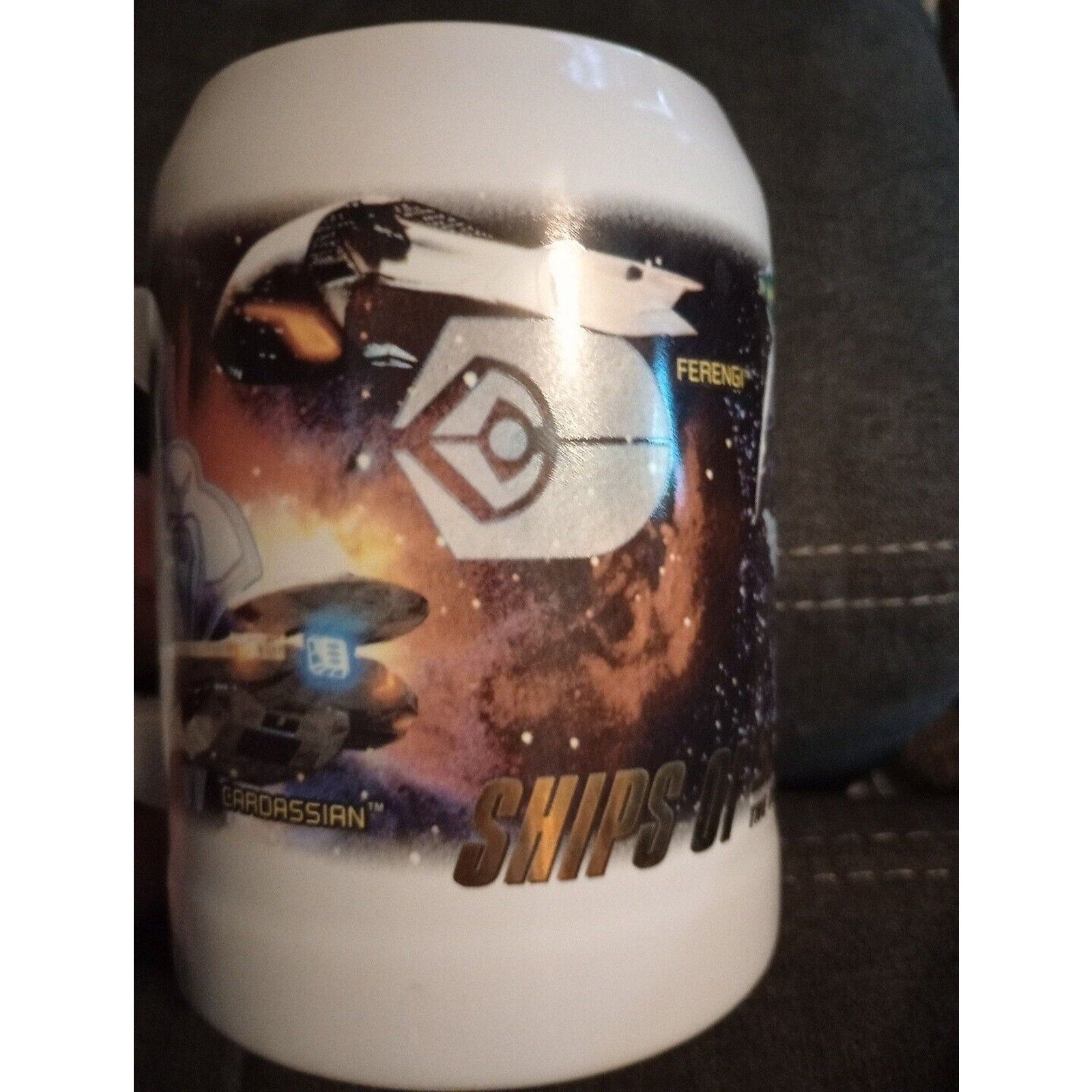 star trek 30th anniversary Spencer Gift Collection Ships Of Star Trek Mug Stein