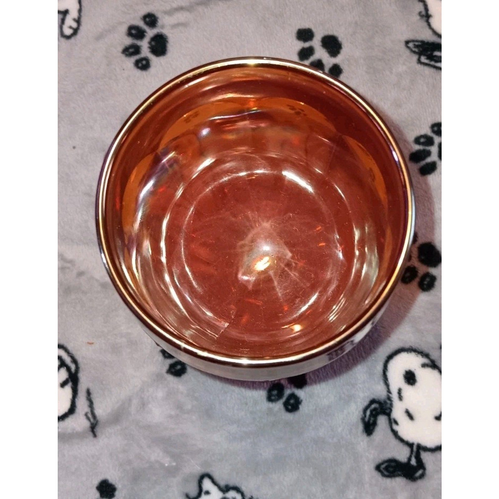 IMPERIAL Carnival Glass 5 1/2" Colonial Iridescent Marigold Goblet
