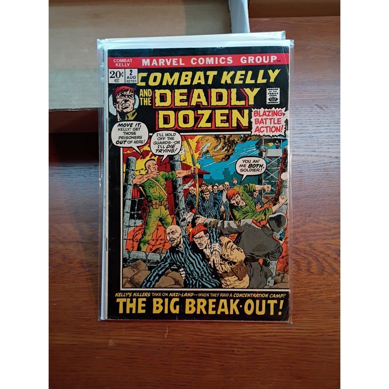 Marvel Comics Combat Kelly and His Deadly Dozen #2,6,9 1973 Final Issue Lot 0f3
