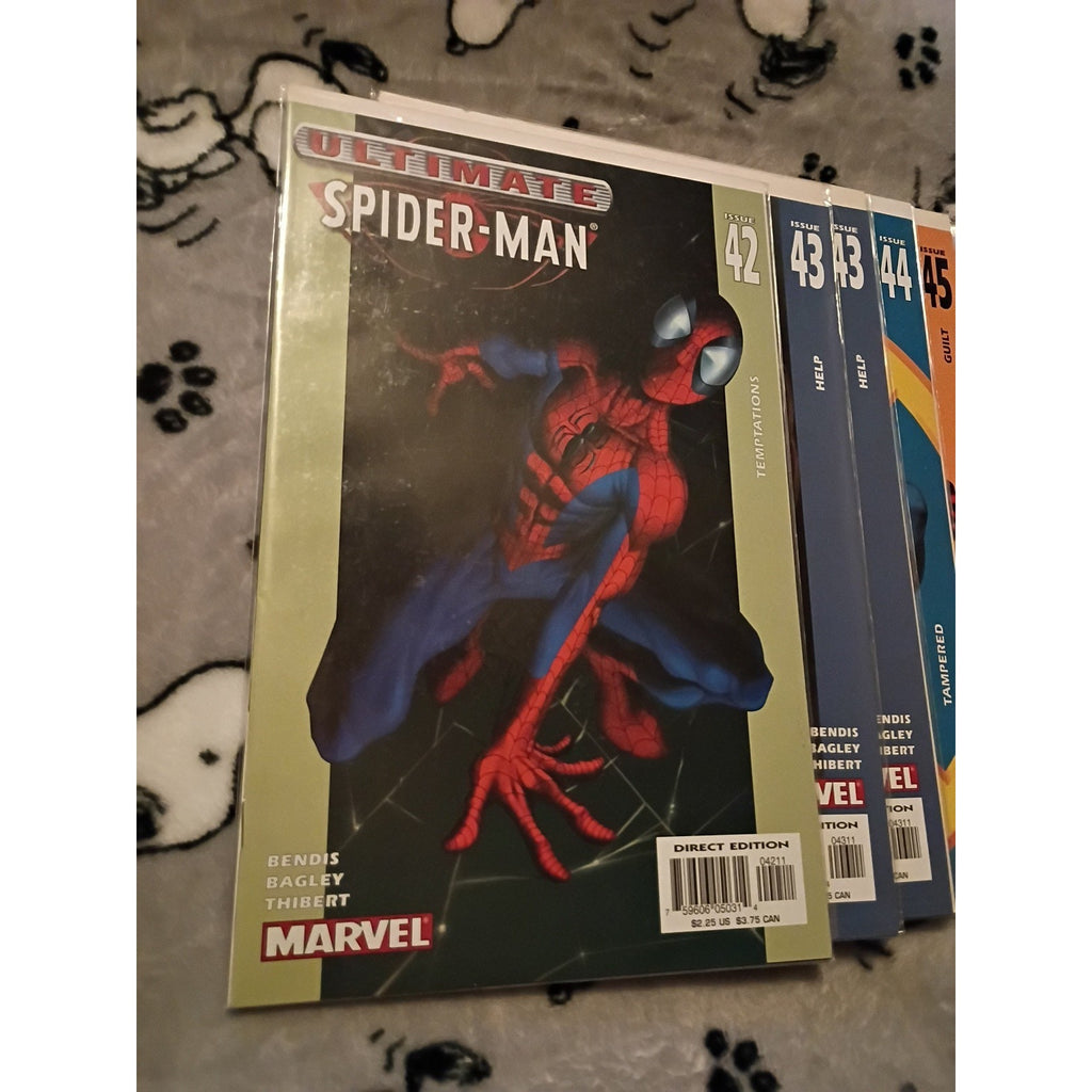Ultimate Spider-Man #25, 37, 38, 39, 42, 43, 44, 45,48 Lot Of 9 Marvel Vf To NM