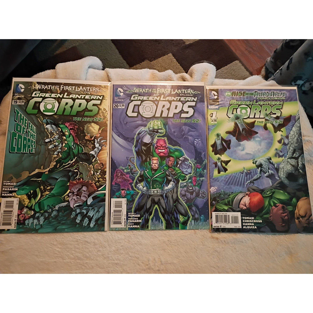 Green Lantern Corps lot 1-2,13-20 Plus Annual 1 DC New 52 2011 Lot Of 11 VF/Nm