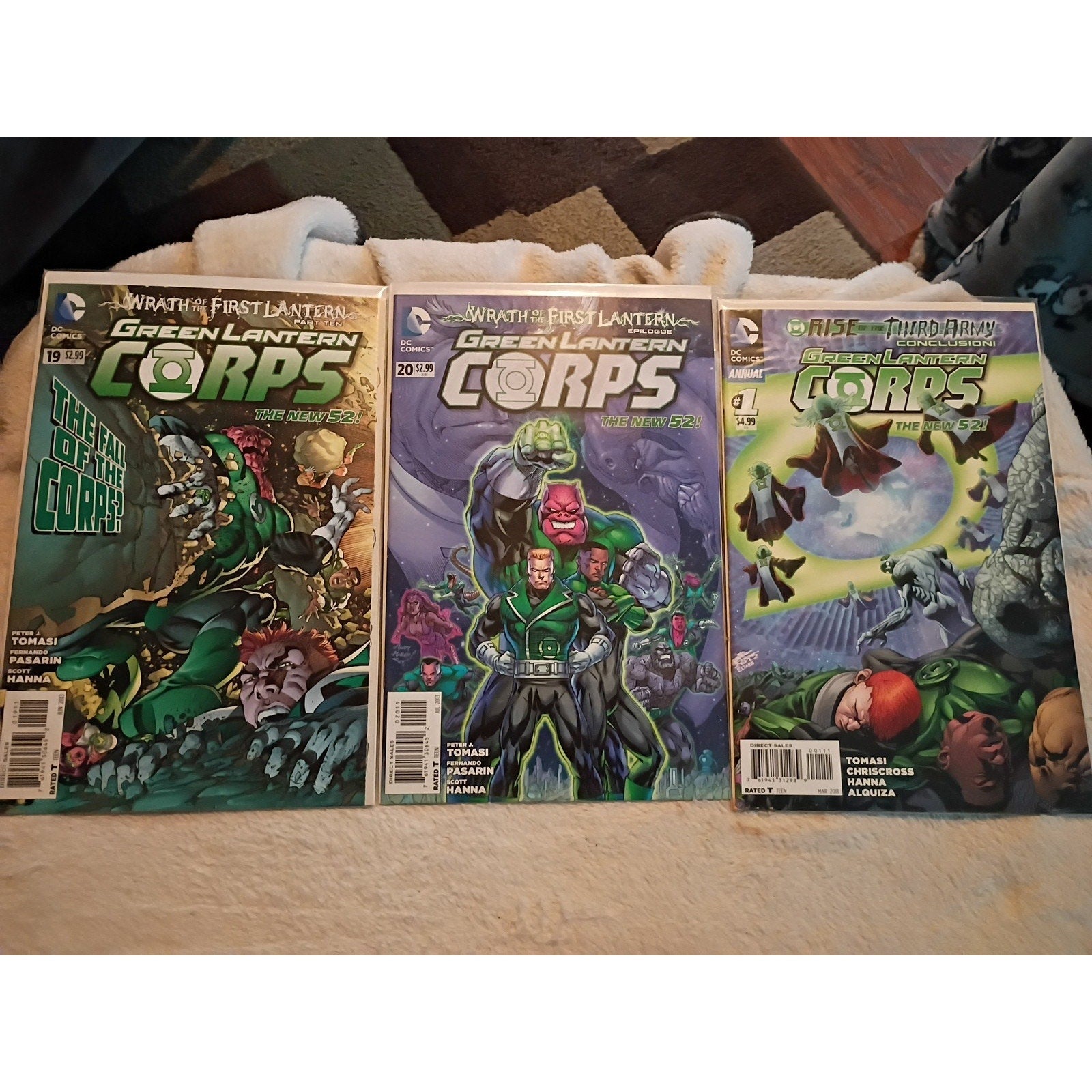 Green Lantern Corps lot 1-2,13-20 Plus Annual 1 DC New 52 2011 Lot Of 11 VF/Nm