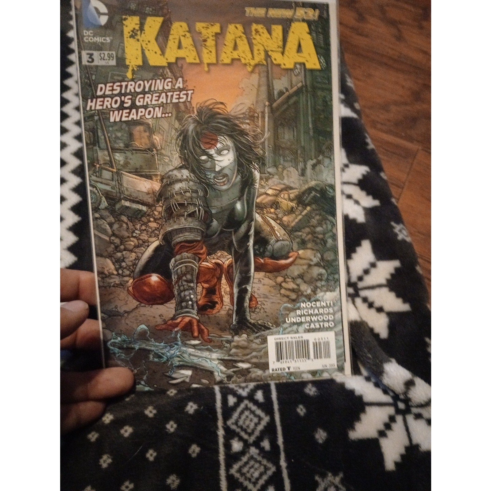 DC Comics The New 52 Katana #1-3 Justice League Of America. NM Lot Of 3