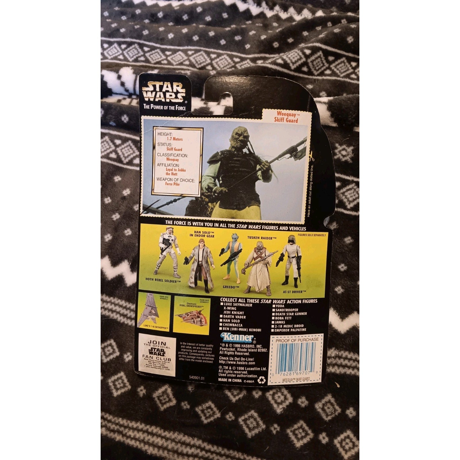 Star Wars Power of the Force Weequay Skiff Guard Kenner 1996 Still Sealed Nib