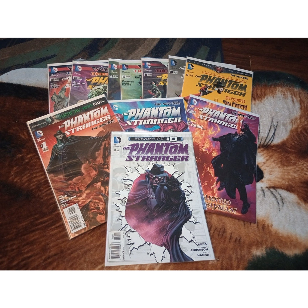 The Phantom Stranger New 52 #0-3, 9-15 DC Comics VF To NM Lot Of 11