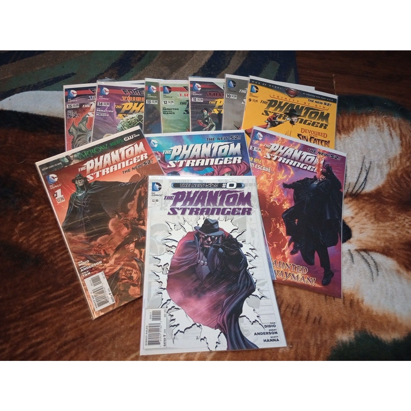 The Phantom Stranger New 52 #0-3, 9-15 DC Comics VF To NM Lot Of 11