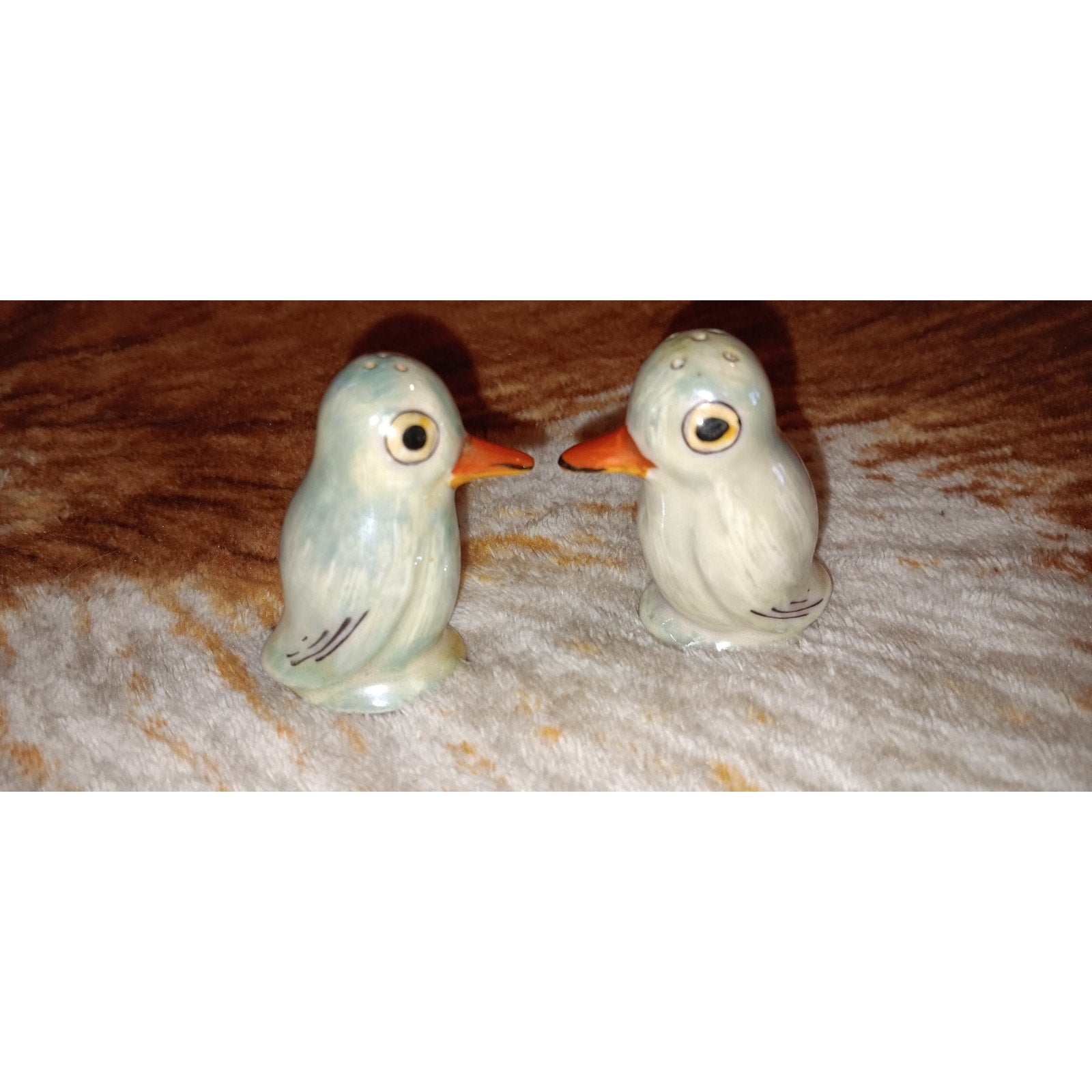 vintage duck salt and pepper shakers Matching Set Very Nice