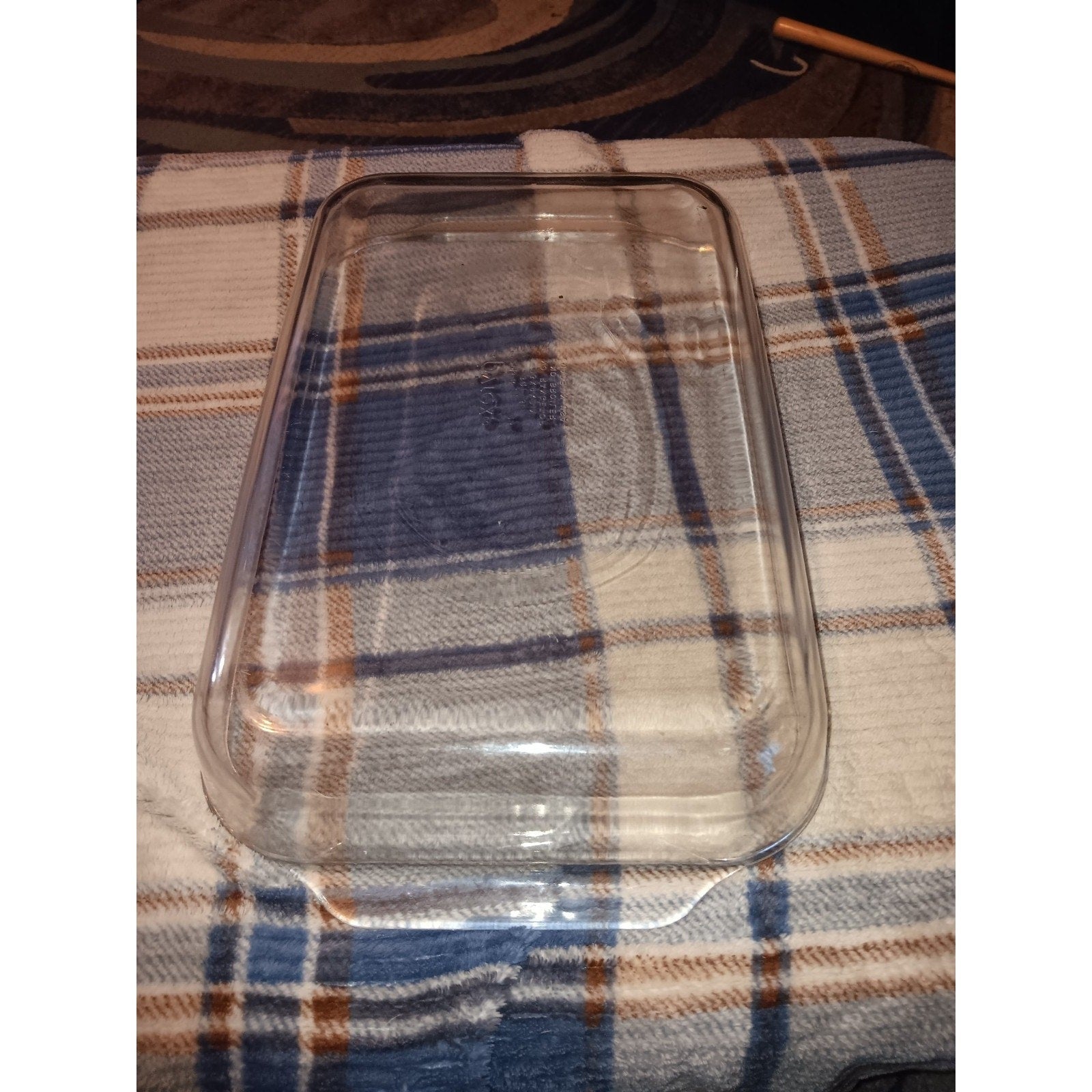 Vintage PYREX #233-R Clear Glass 13x9x2 3Qt 3L Casserole/Baking Dish Lasagna Pan