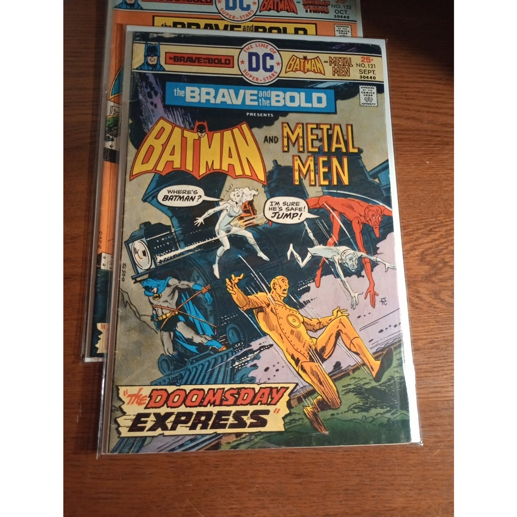 Batman The Brave and the Bold Lot Of 4 #110, 119, 121, 122 (DC Comics 1975) FN