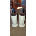 Westmoreland Milk Glass Paneled Grape Salt & Pepper Shakers