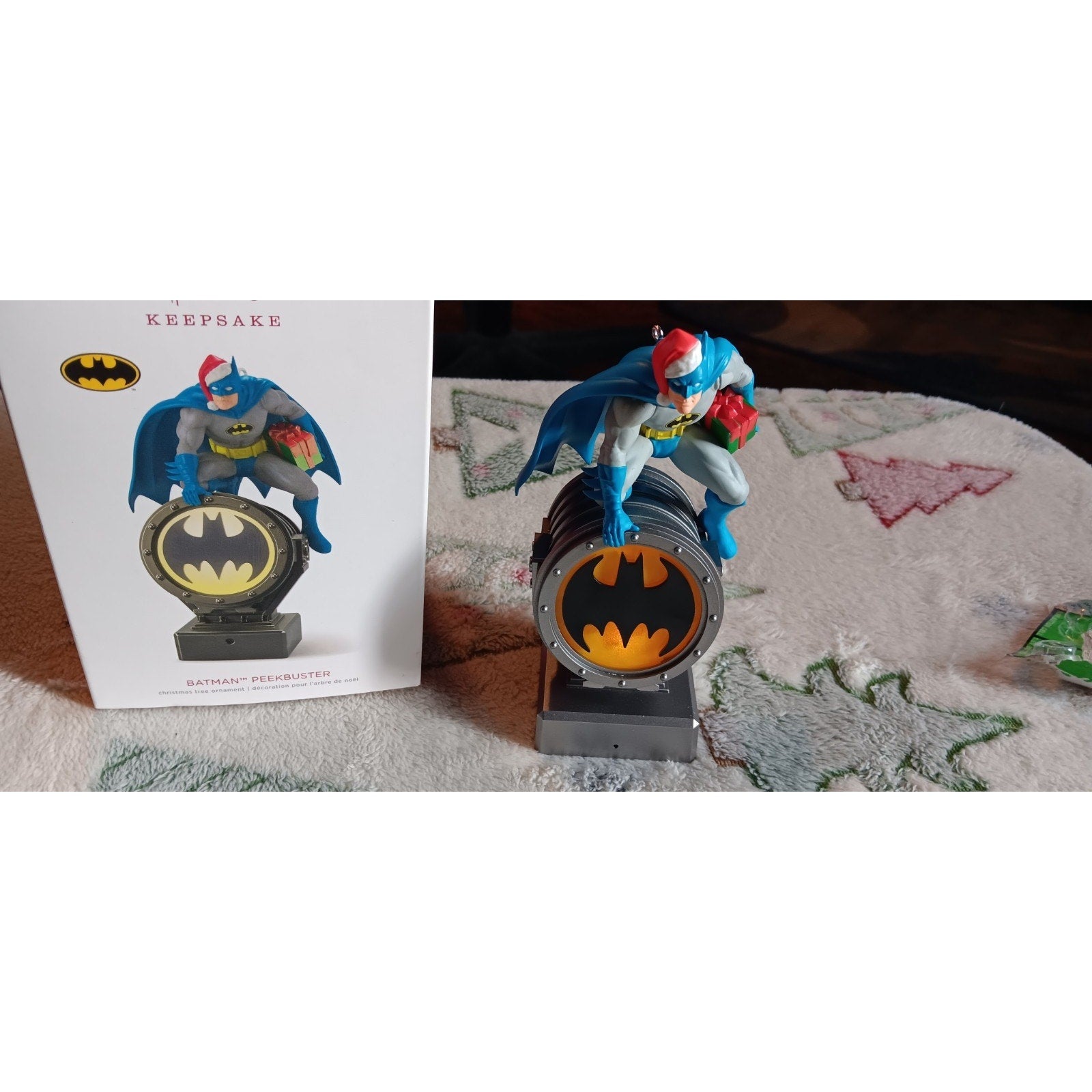 Hallmark Keepsake 2018 Batman Peekbuster Christmas Ornament DC Works Perfectly