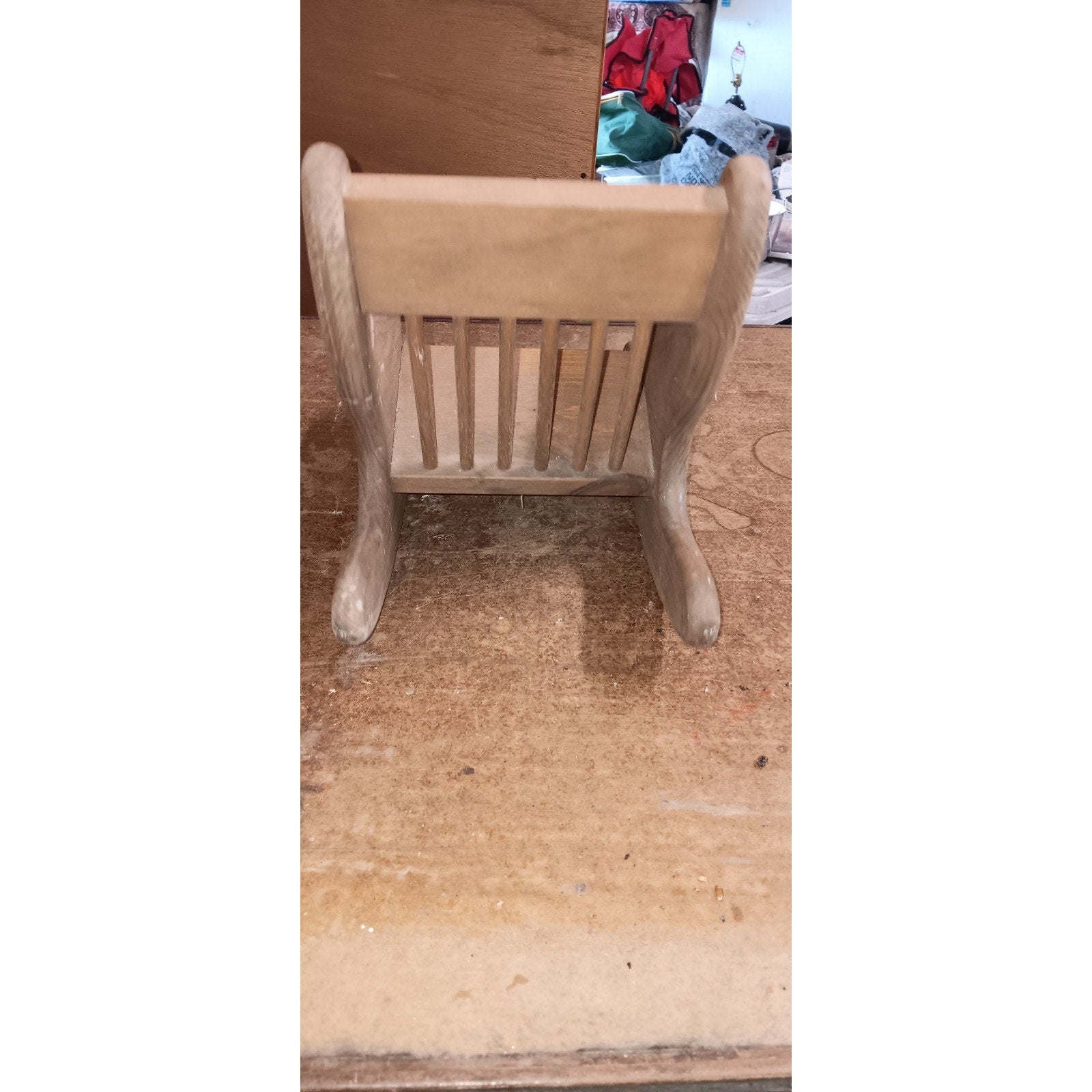 Vintage Wooden Doll Rocking Chair