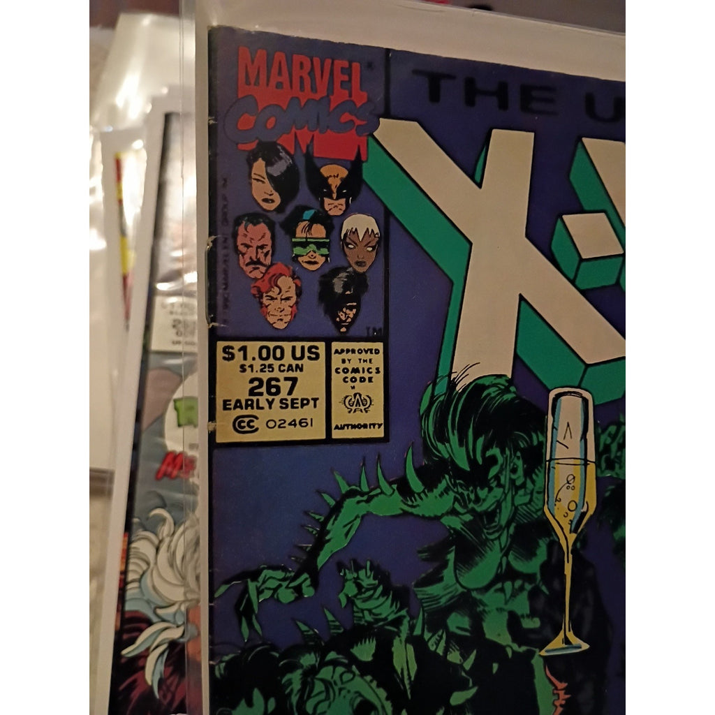 Uncanny X-Men 11 Comic Book Lot - Issue #262,263,267,269,270,276,277,284-287 VF+