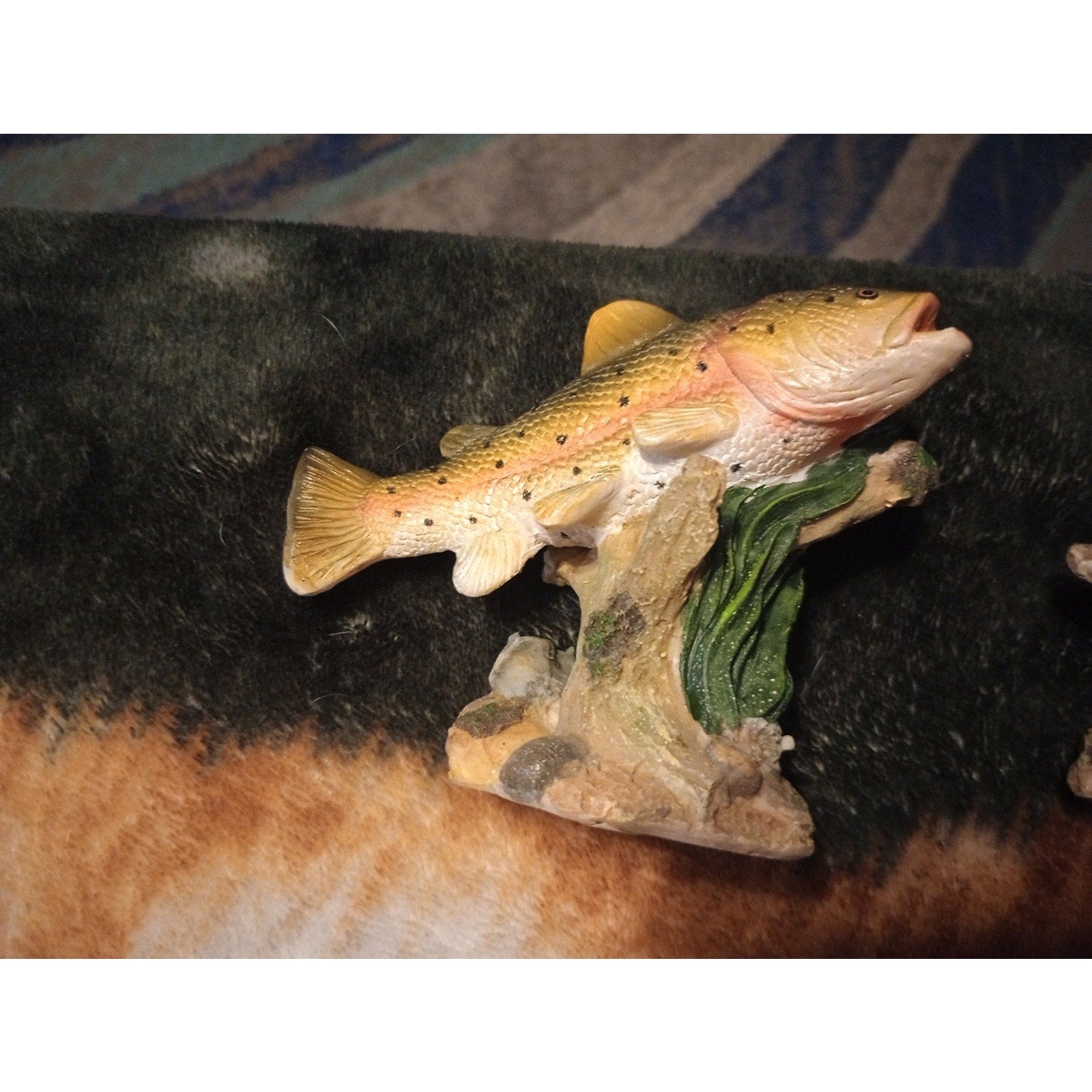 EDC Fishing Minis Set Of 4 Beautiful Resin Fish Sculptures RARE