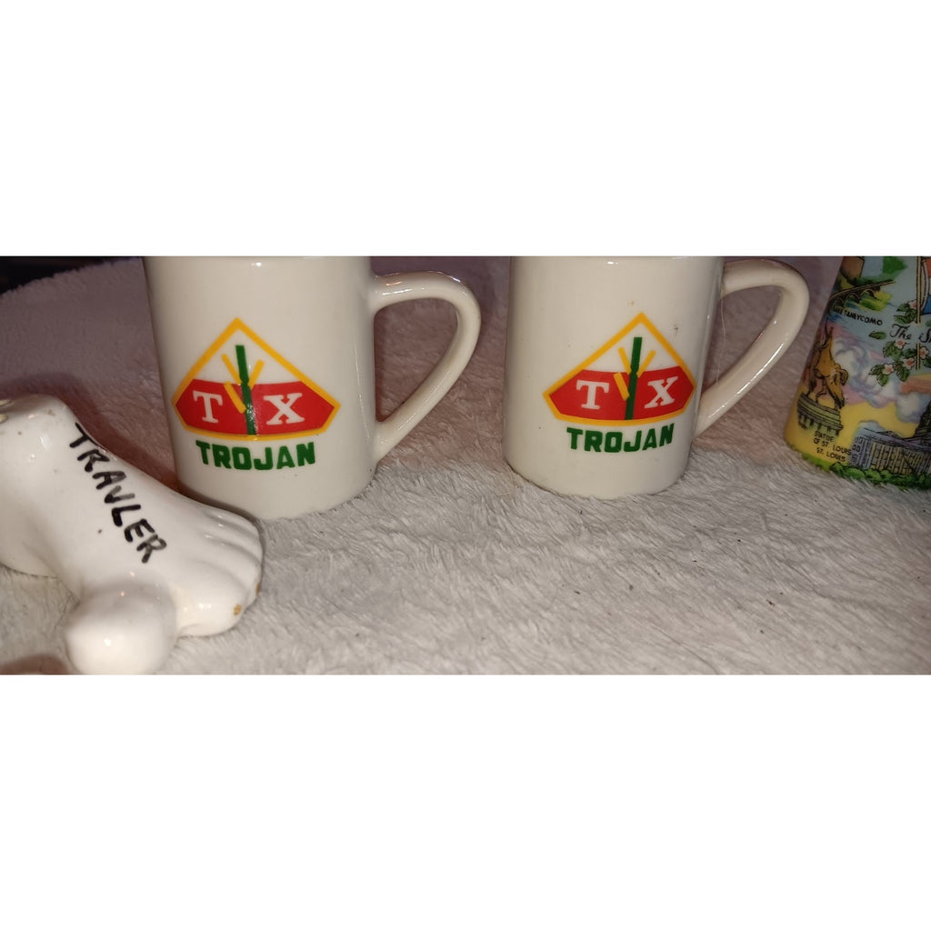 Lot Of 5 Souvenir Salt And Pepper Shakers