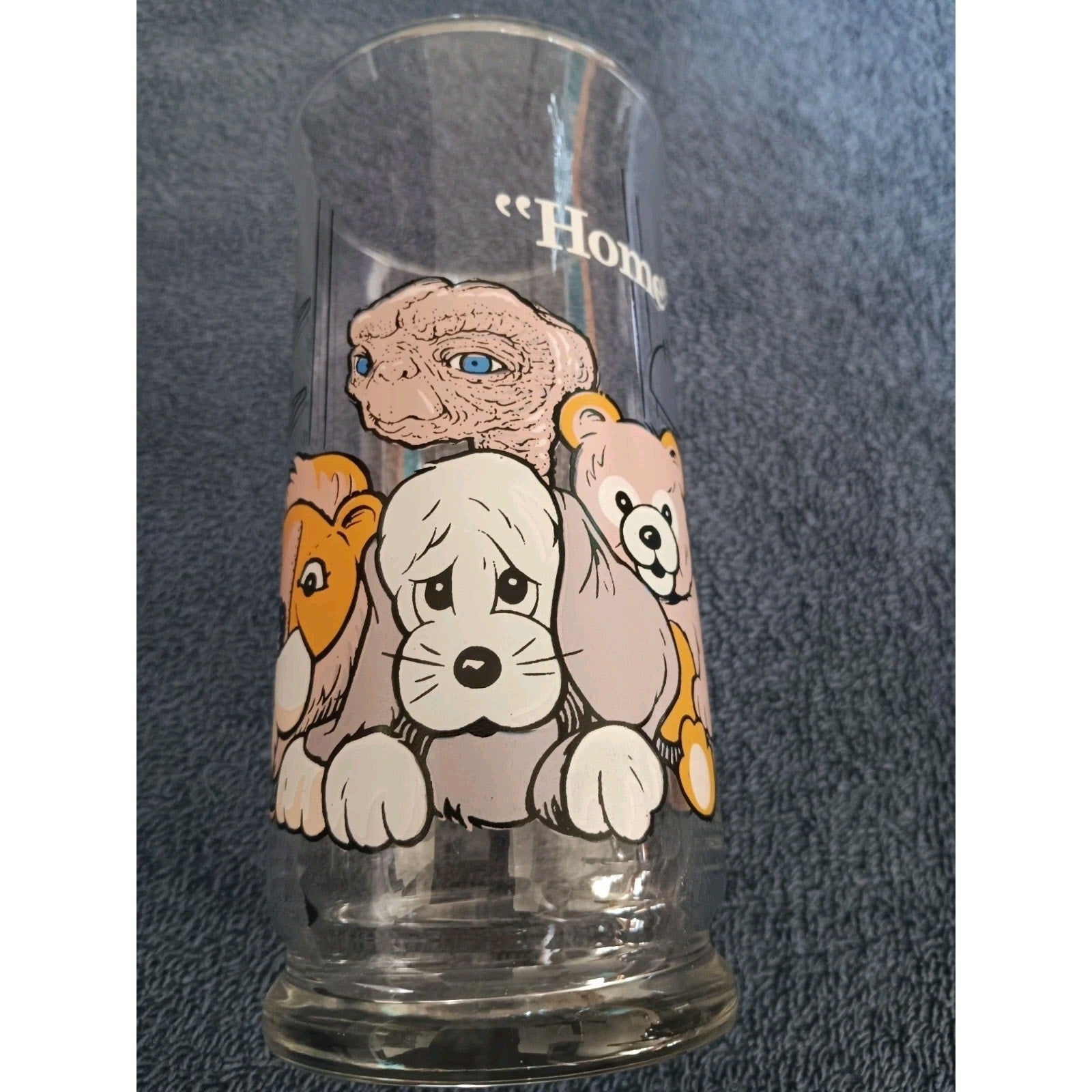 VINTAGE 1982 PIZZA HUT "E.T. The Extra-Terrestrial" Lot of 2 Glasses