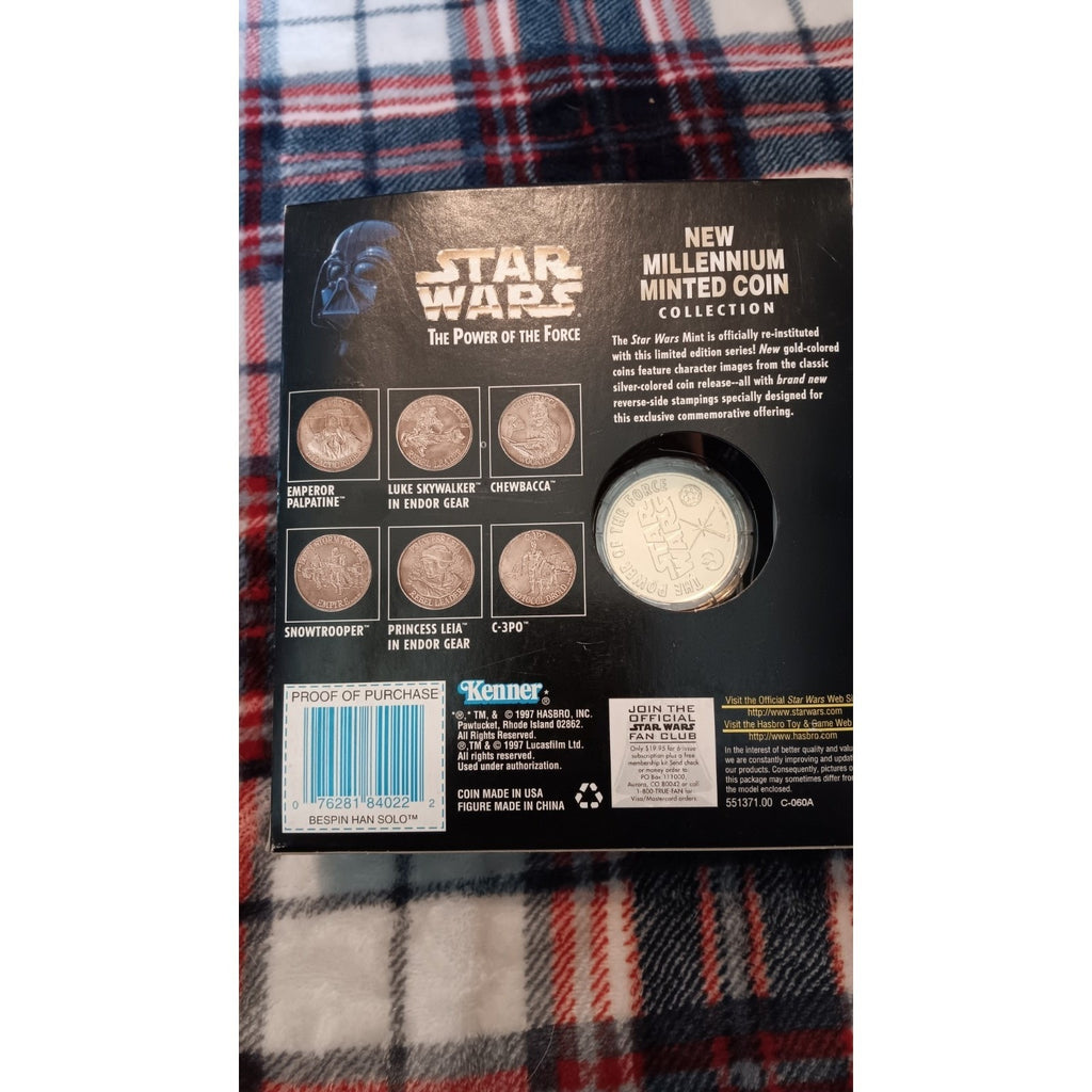 Star Wars: 1997 The Power of the Force: Bespin Han Solo Coin Collection NIP