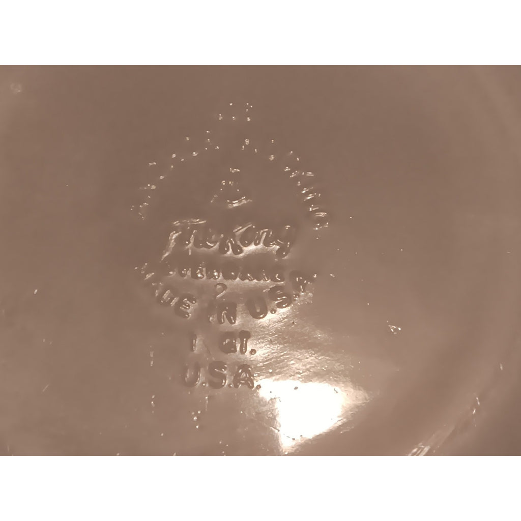 Anchor Hocking Fire King 1 Qt. Casserole Dish Candle Glow Design 436 USA