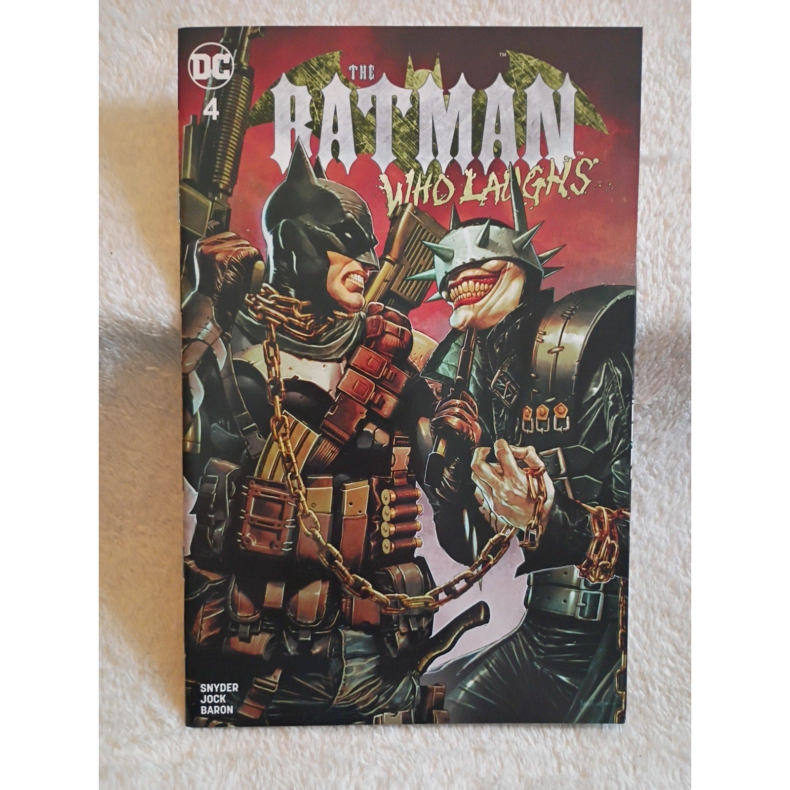 BATMAN WHO LAUGHS #4 MICO SUAYAN VARIANT comic book High Grade NM DC Comics