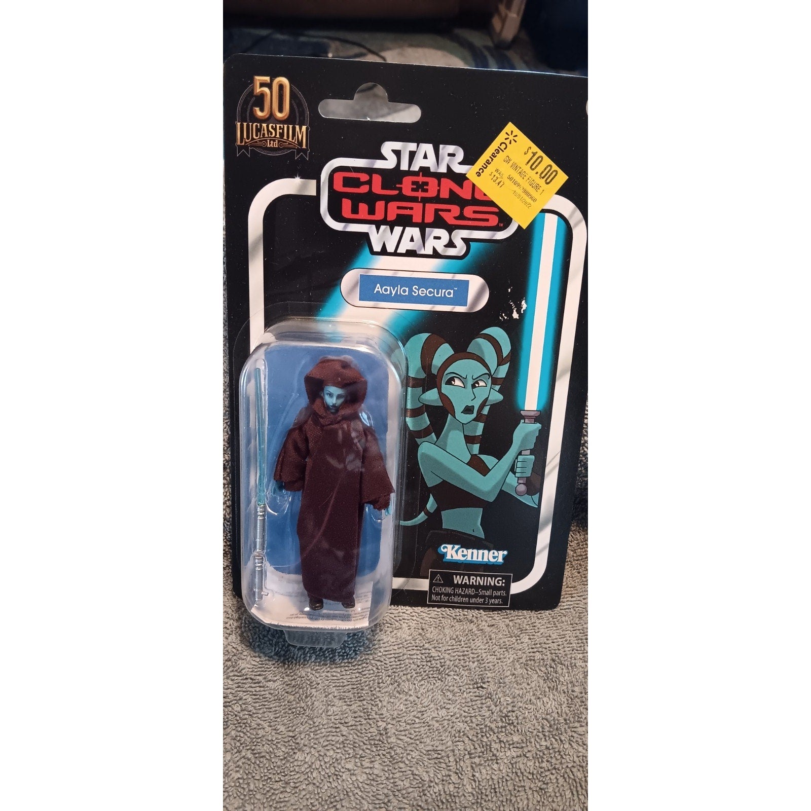 Star Wars The Vintage Collection Aayla Secura The Clone Wars 3.75" Figure