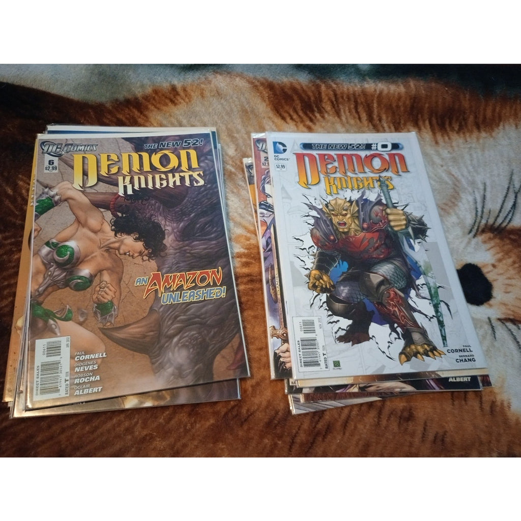 DC Comics Demon Knights #1 - 10 2011 New 52 First Ten Issues Job Lot VFN / NM
