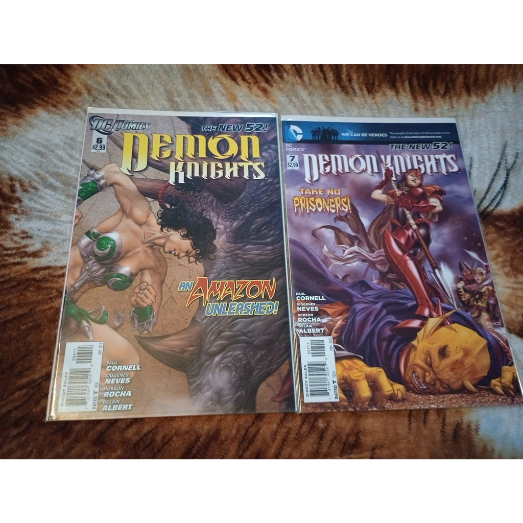 DC Comics Demon Knights #1 - 10 2011 New 52 First Ten Issues Job Lot VFN / NM