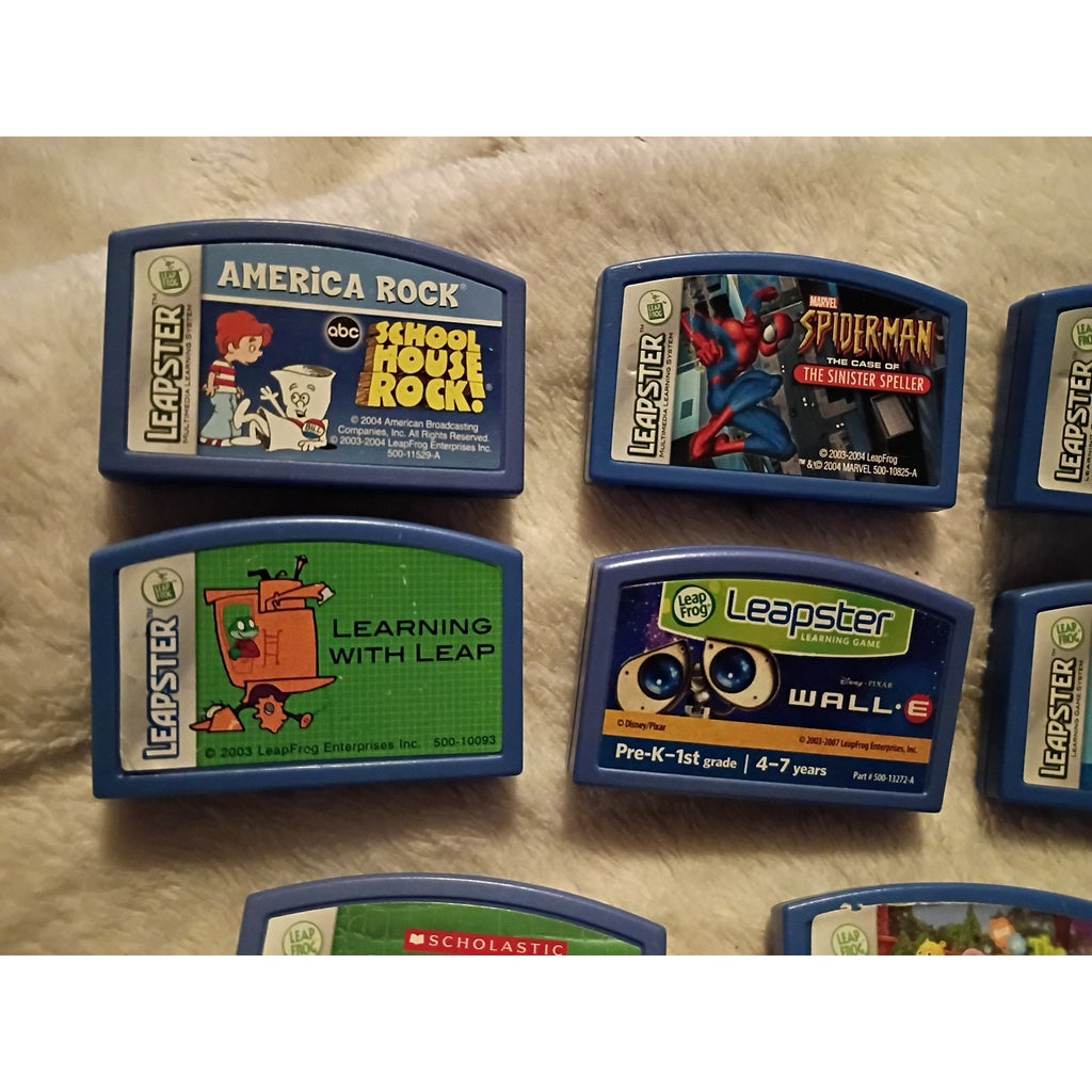 8 LeapFrog Learning Game Cartridges Lot LeapPad Leapster Explorer Cartridges
