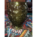 E O Brody Co. Cleveland Ohio USA Vintage Green Vase Glass Antique