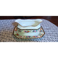 Johann Haviland Bavaria Gravy Boat With Attached Underplate