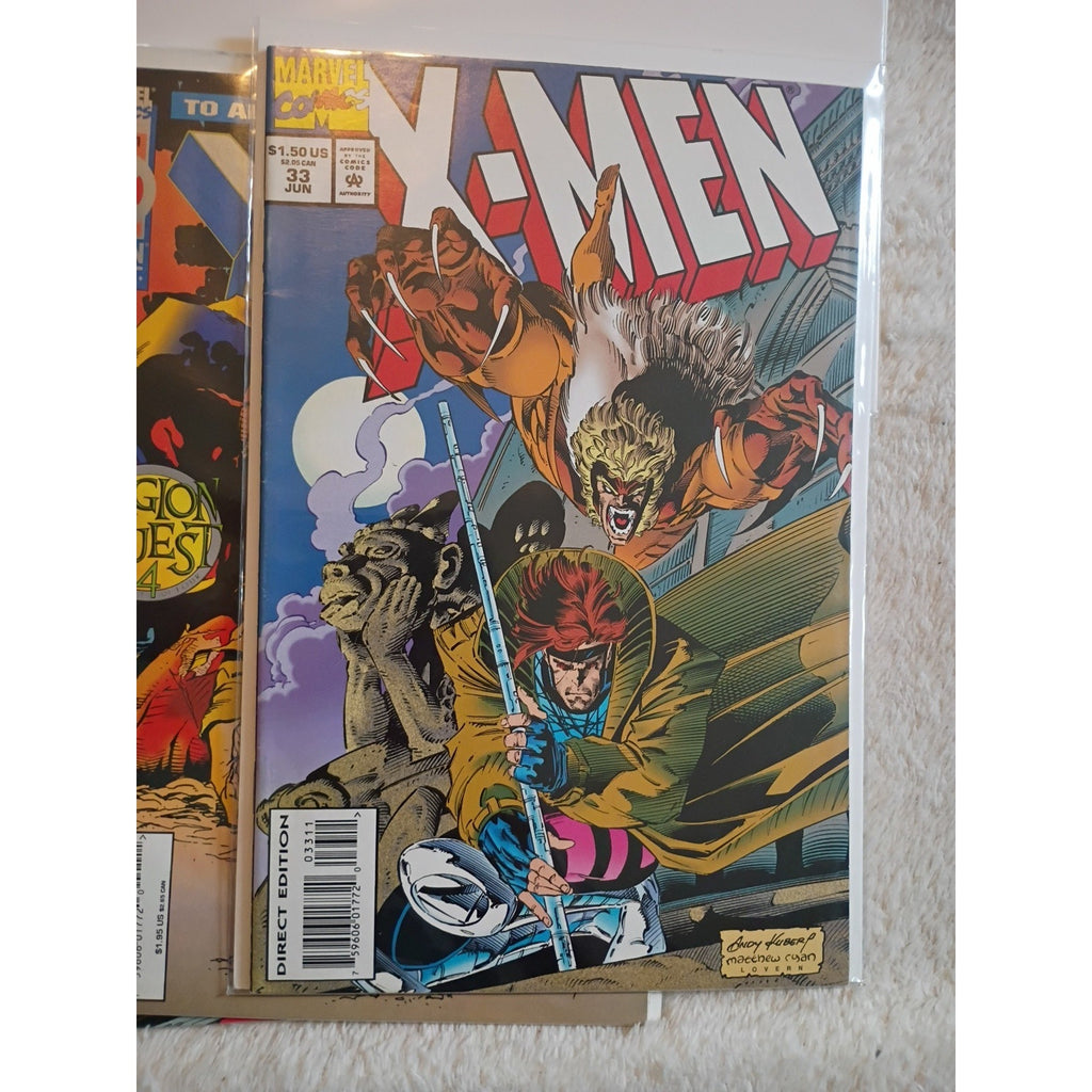 X-Men Volume 2 Lot 3 7 26 33 41 45 Vf-Nm 1991 Marvel Comics Lot Of 6 Jim Lee