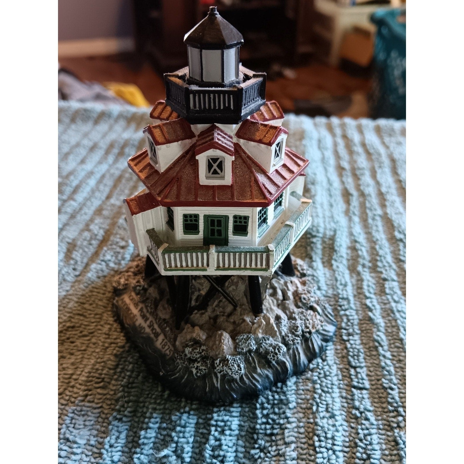 Vintage Lefton Historic American Lighthouse Thomas Point CCM 12210
