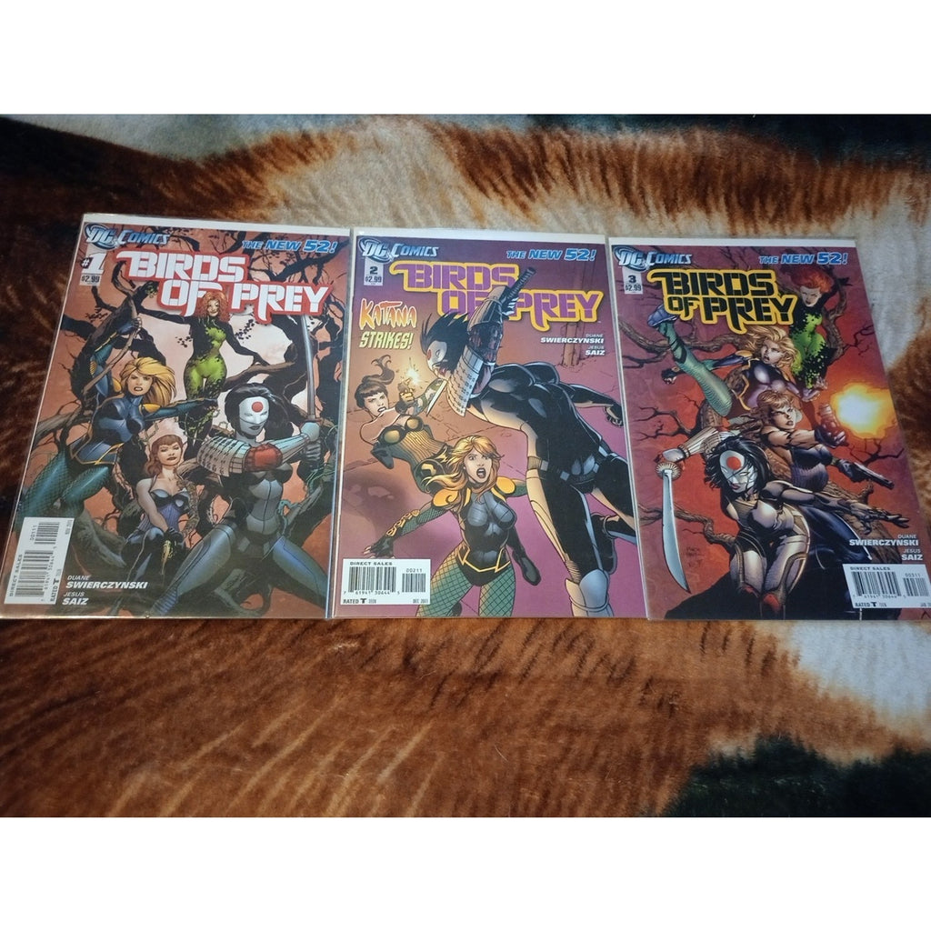 BIRDS OF PREY New 52 Lot Of 11 #1-10,21 DC'S NEW 52 VF To NM