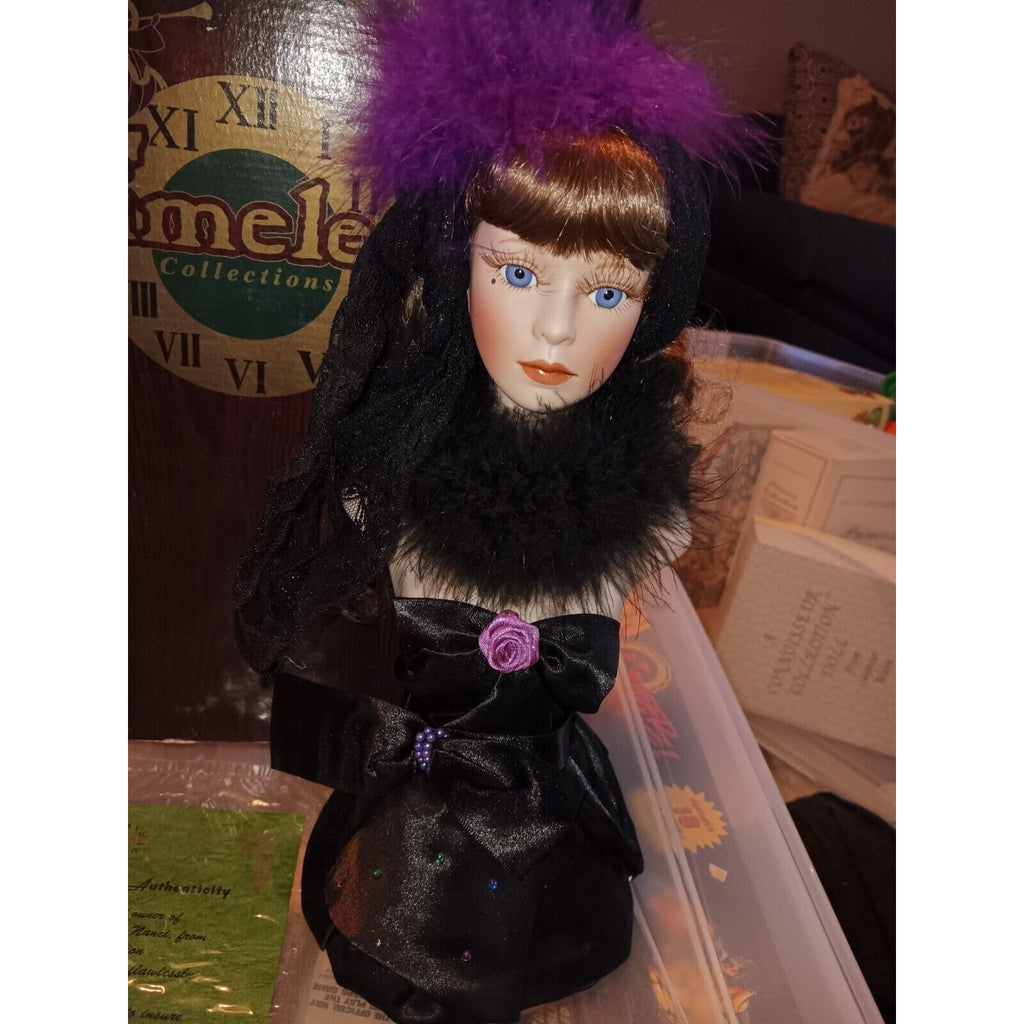 Timeless Collections Limited Edition Porcelain Handcrafted Doll Bust Nanci 12"