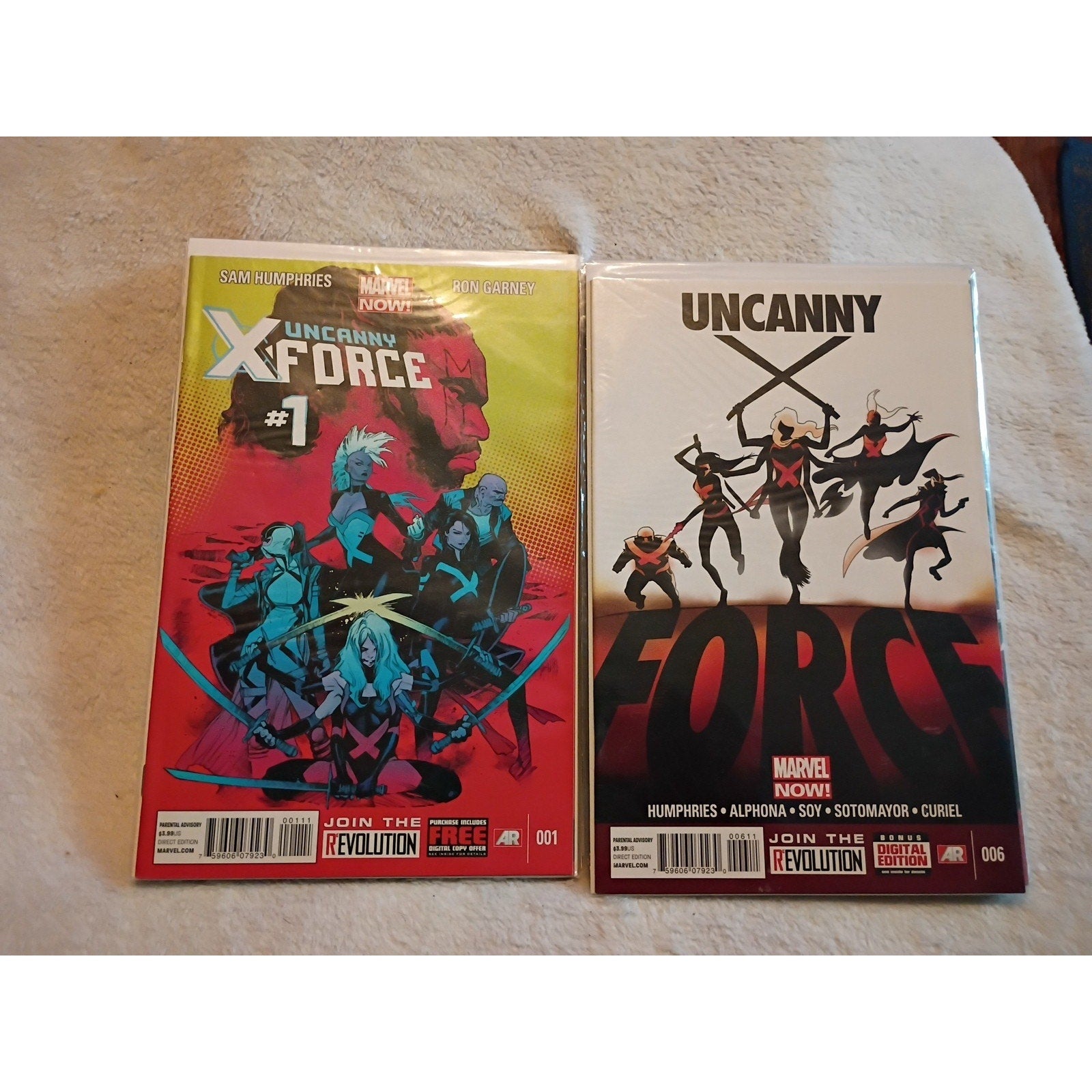 Uncanny X-Force #1-11 Full Run Marvel Comics Lot Of 11 VF To NM Bishop Psylocke