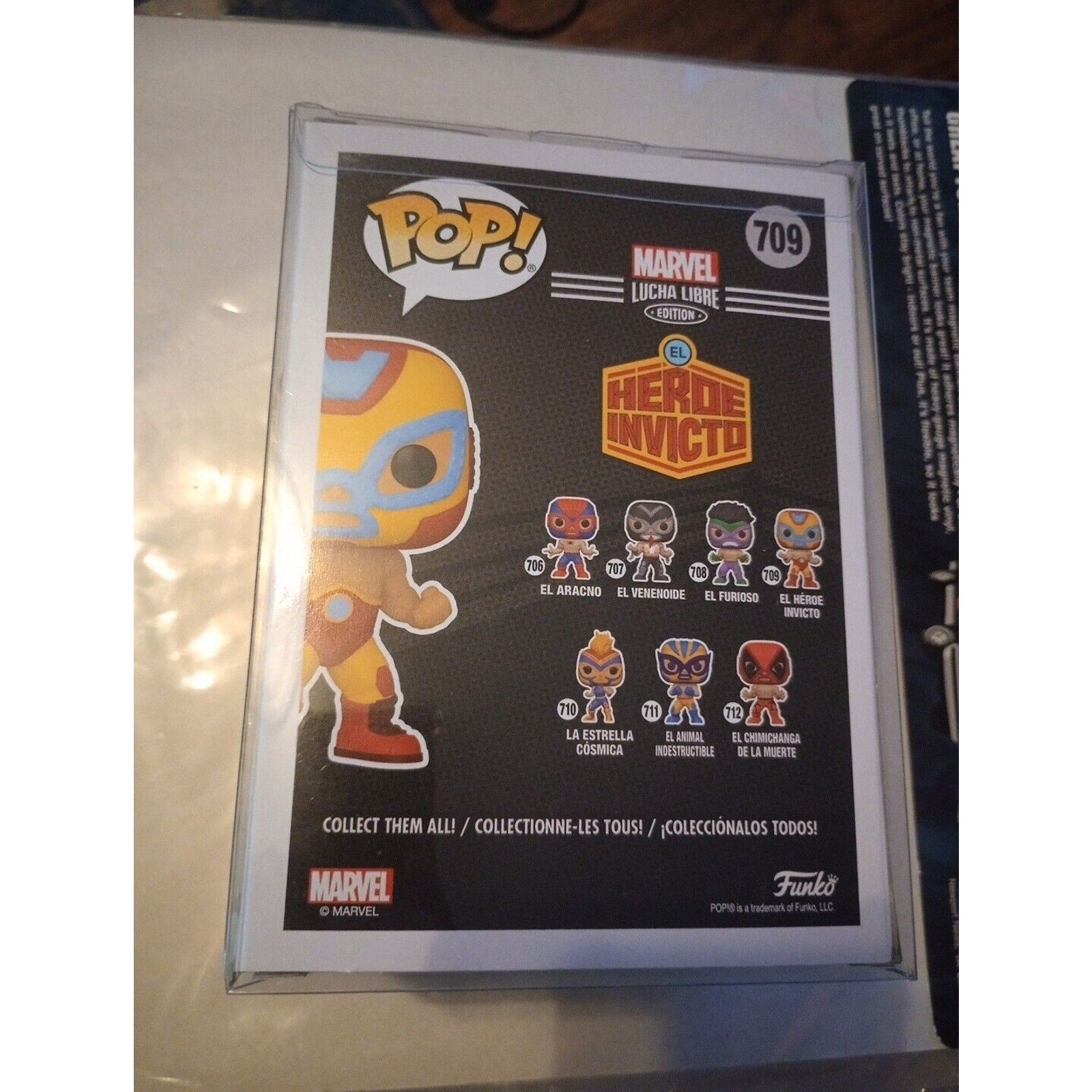 Funko Pop! Vinyl: Marvel - Luche Libre El Heroe Invicto #709 New Masked Wrestler