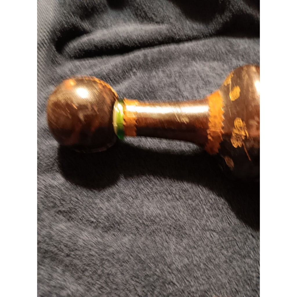 o'o'o . DECORATIVE Wrapped WINE BOTTLE with SHIP . Hand Crafted Made in ITALY