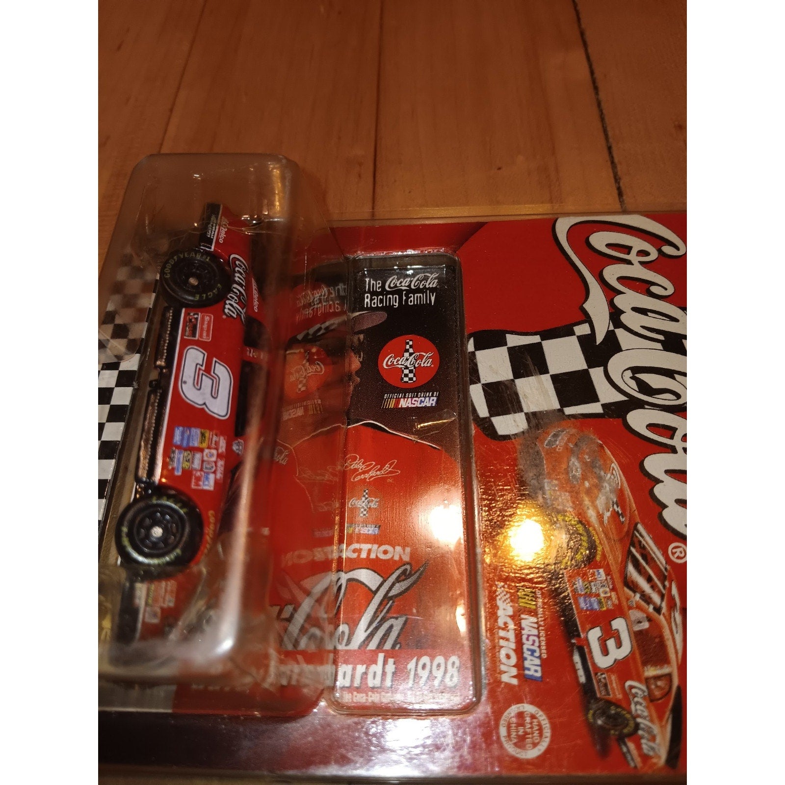 Dale Earnhardt Coke Action 1:64 Racecar 1998 Nascar #3 Coca Cola Car