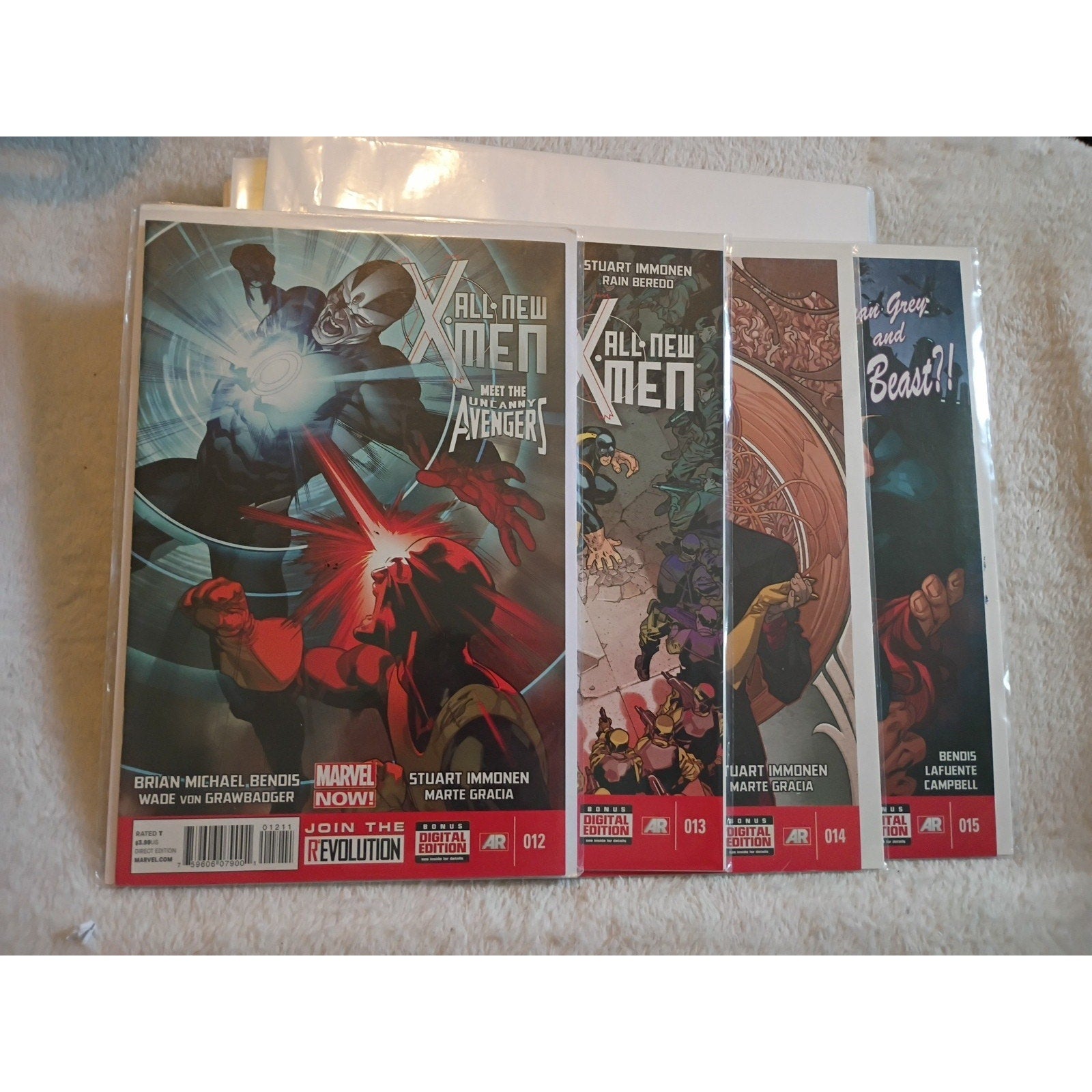 ALL NEW X-MEN #12 - 15 VF/Nm OUT OF THEIR DEPTH JEAN GREY CYCLOPS Run Of 4