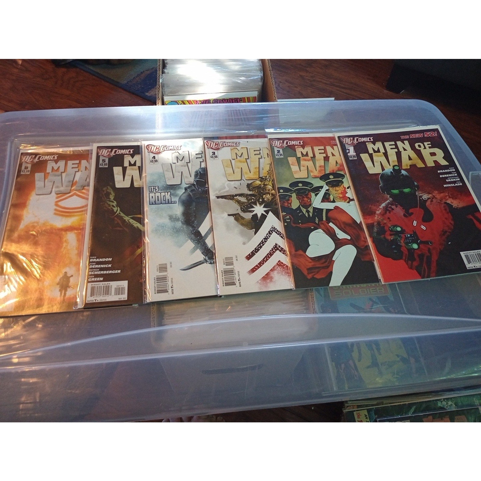 MEN OF WAR #1,2,3,4,5,6; DC NEW 52; All NM GREAT BOOKS Full Run Lot Of 6