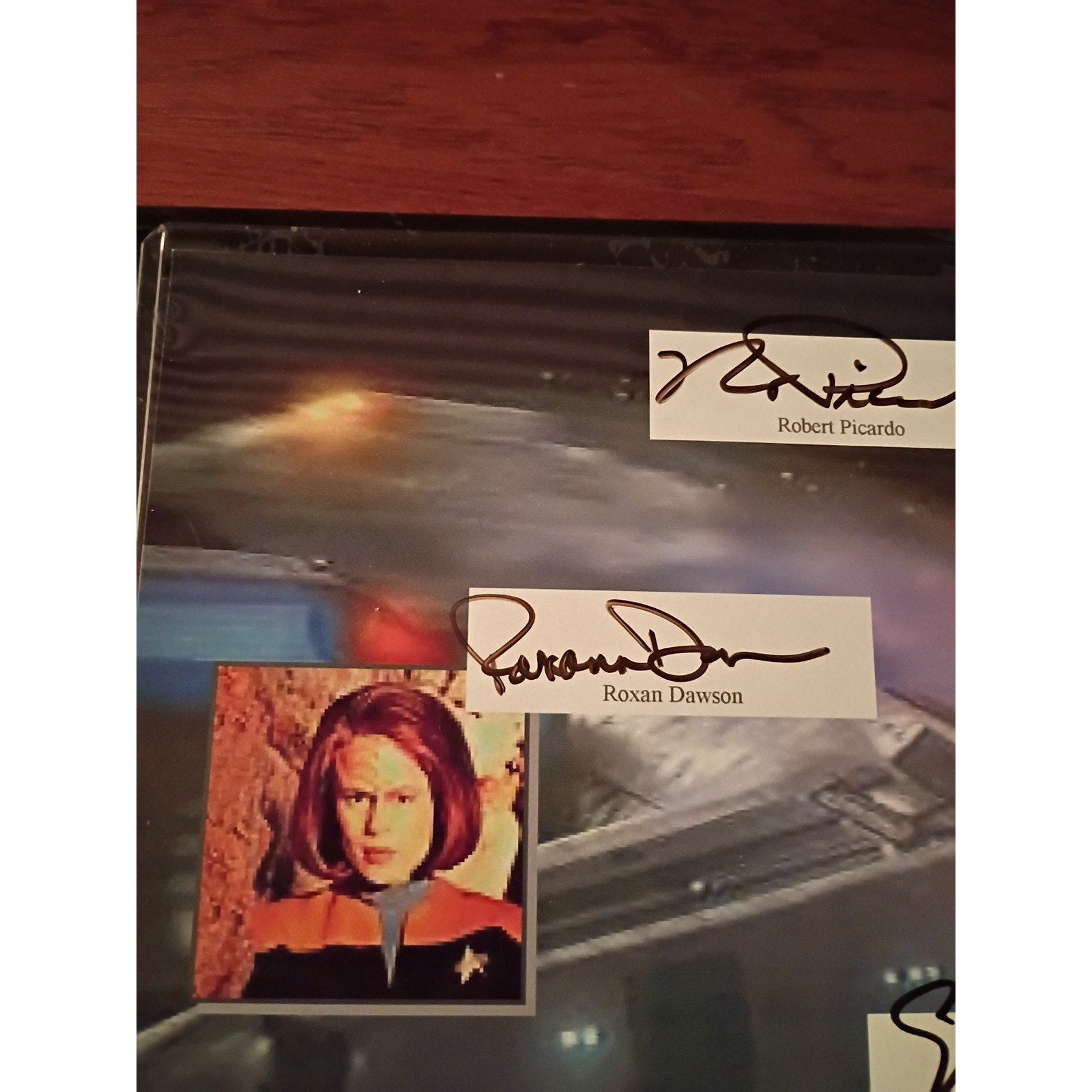 Signed Star Trek Voyager Love Trek Y2K Rare Comic Convention 6 Sigs #57/100 Nice